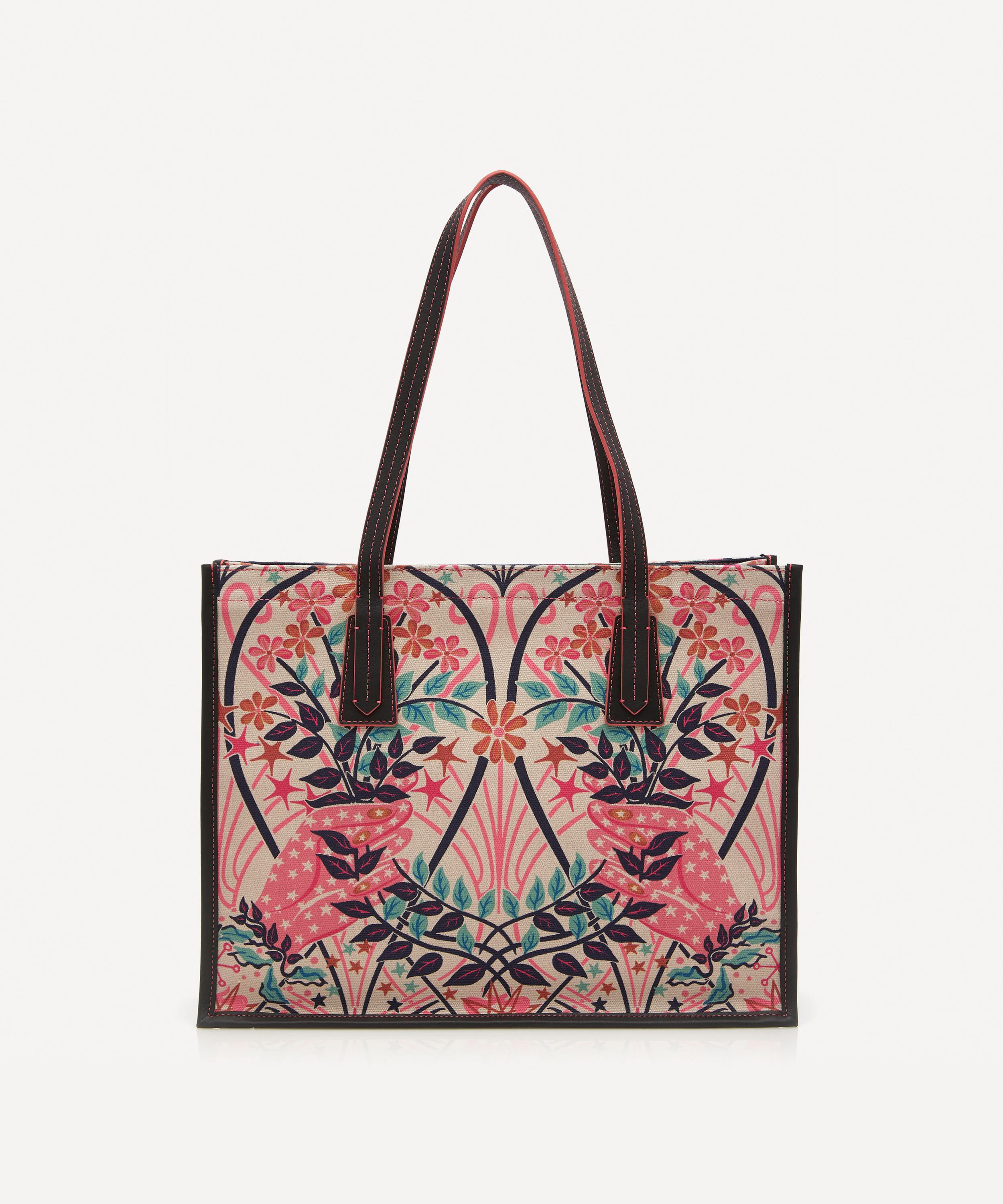 Colored Canvas Tote (Medium) PINK, Bag