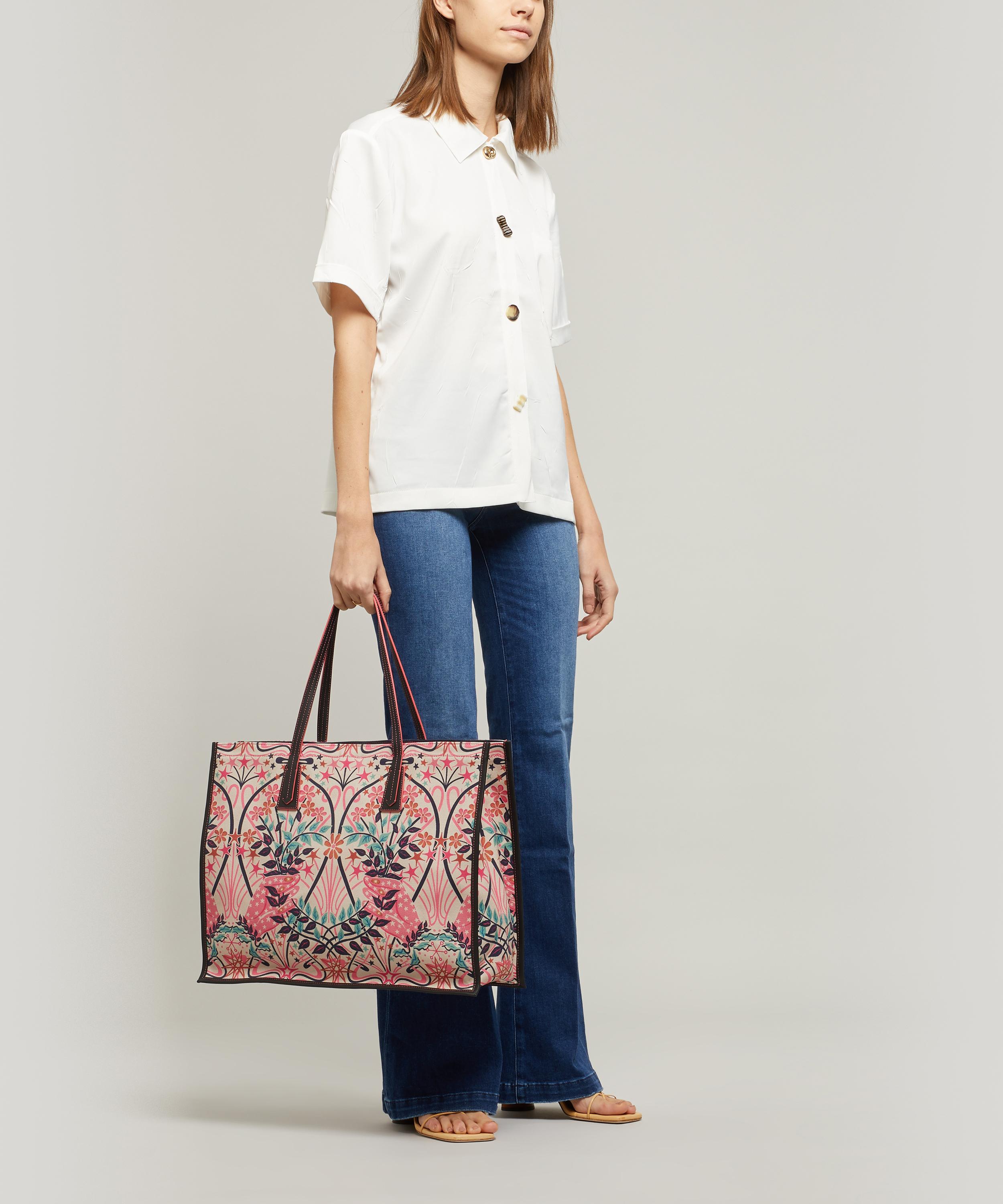 Liberty - Valentine Large Canvas Tote Bag image number 1