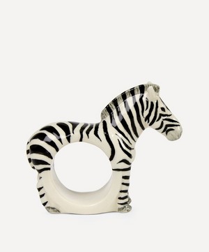 Quail - Zebra Napkin Ring image number 1
