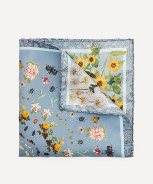 Simon Carter - Botanical Silk Pocket Square image number 0