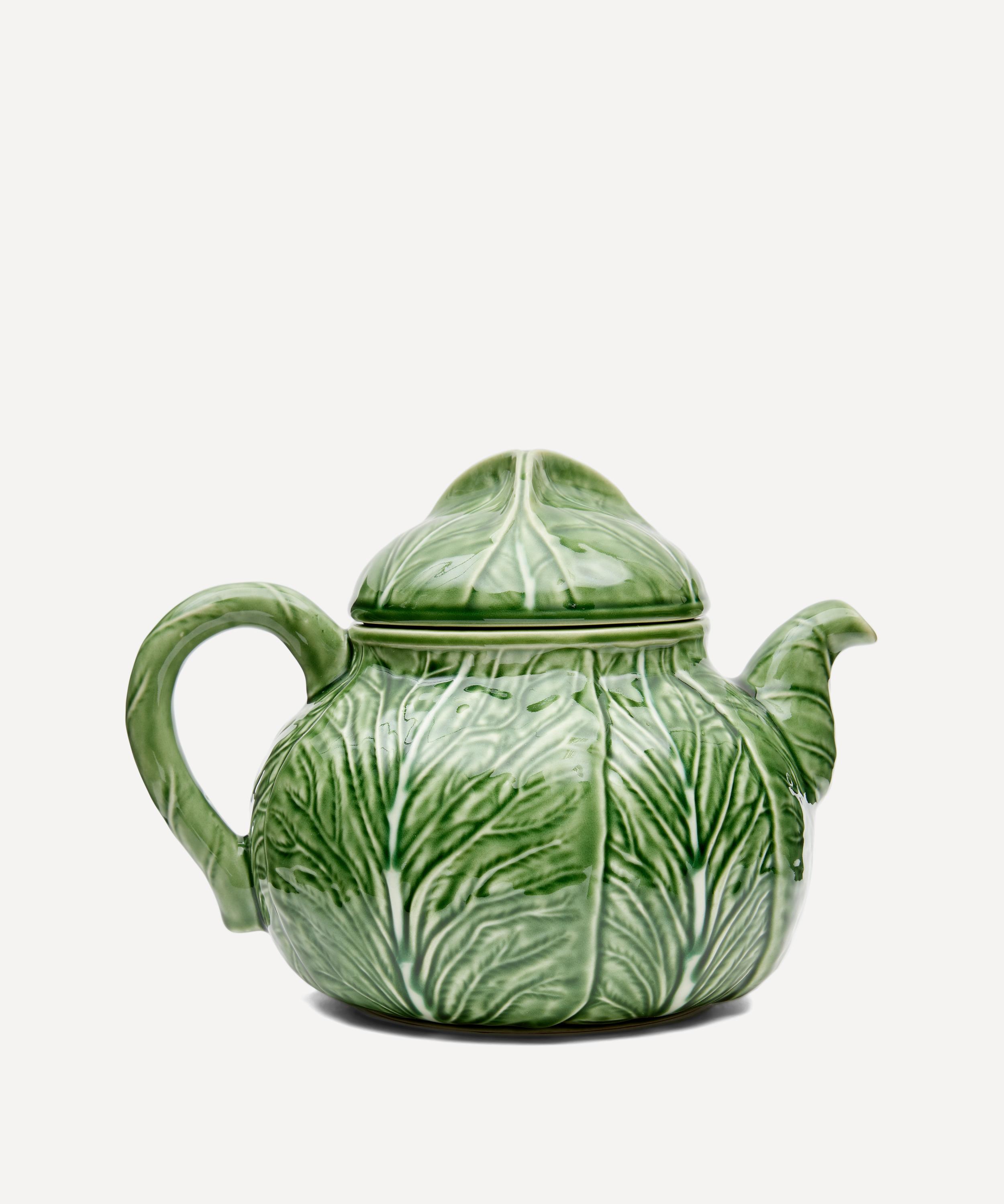 Bordallo Pinheiro Cabbage Teapot | Liberty