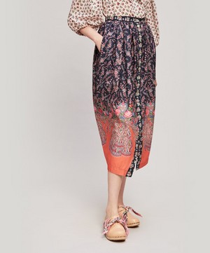 Liberty - Renee Tana Lawn™ Cotton Button-Up Midi Skirt image number 1