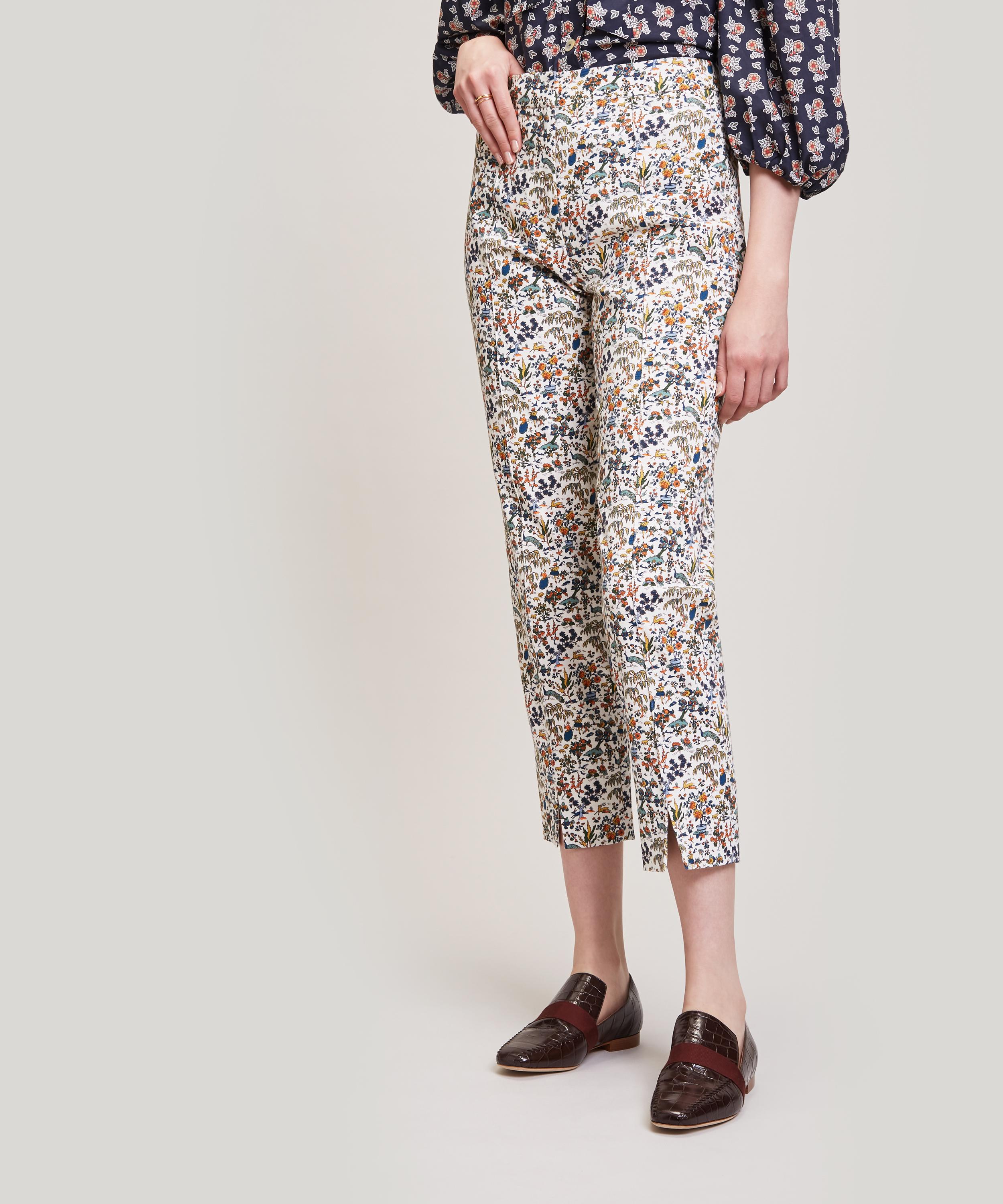 Liberty Liddell Stretch-Cotton Maisie Pants | Liberty