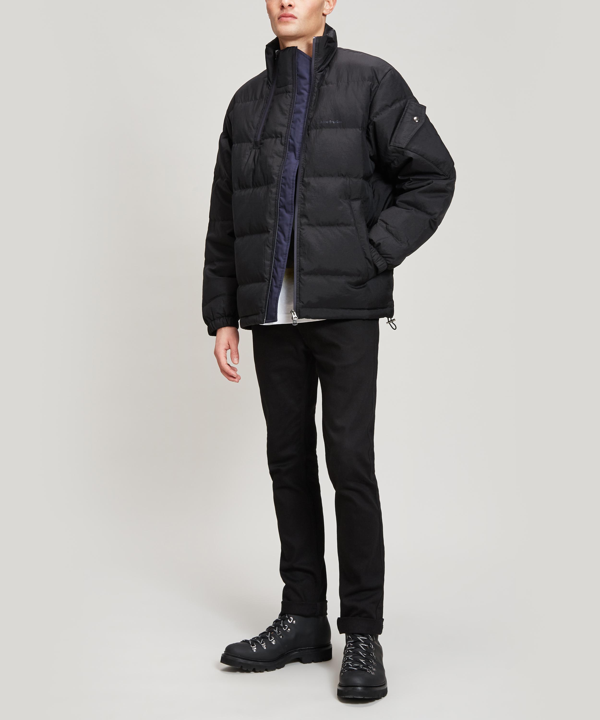 double zip puffer jacket