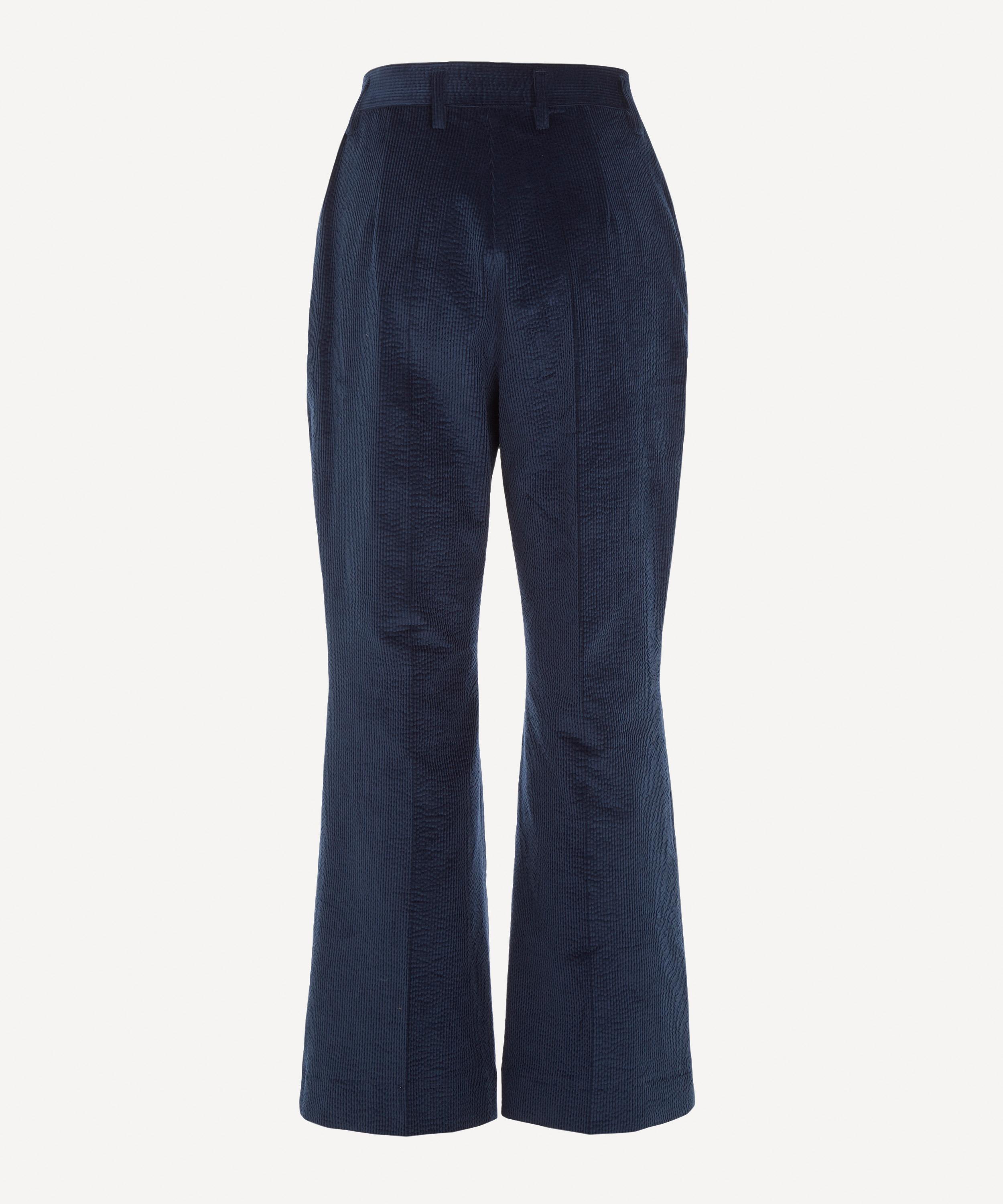 kick flare corduroy pants