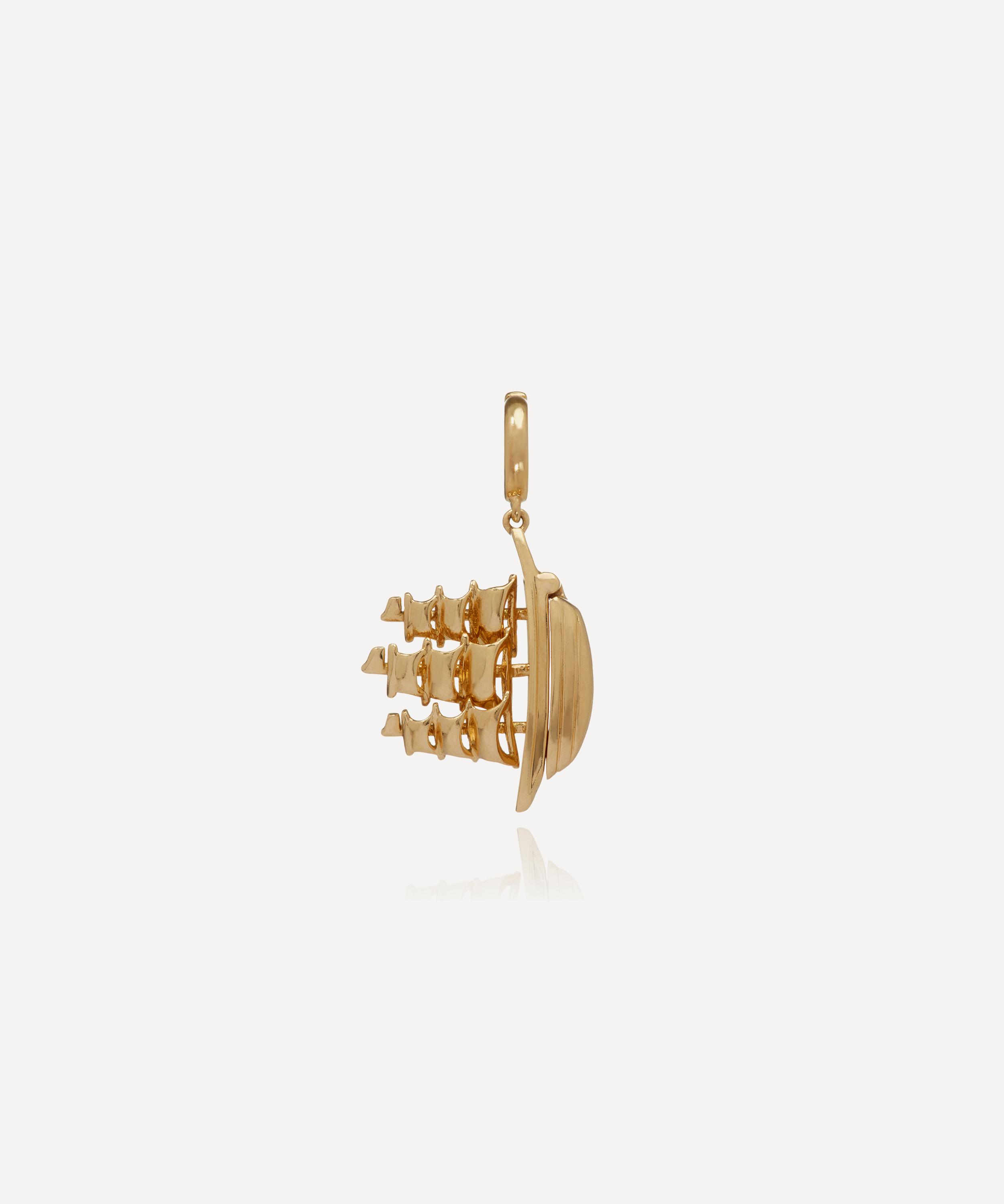 Annoushka - x The Vampire's Wife 18ct Gold 'The Ship Song' Charm image number 0