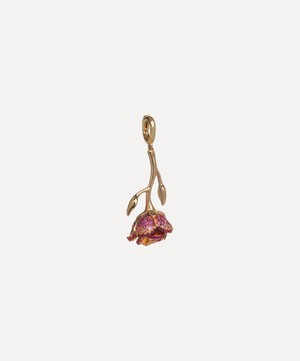 Annoushka - x The Vampire's Wife 18ct Gold 'The Wild Rose' Pink Sapphire Charm image number 0