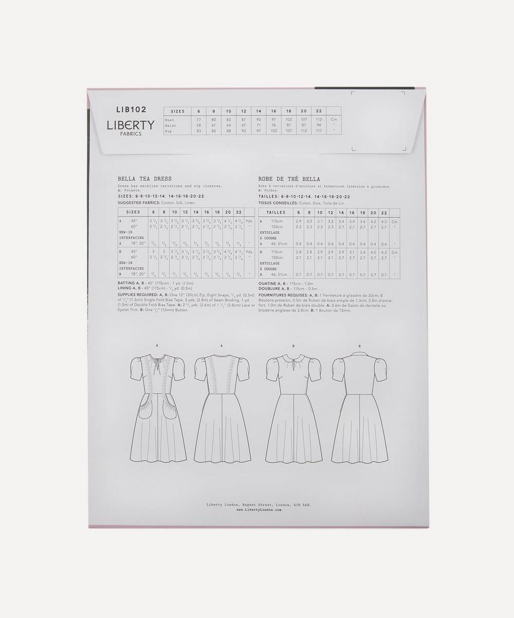 Liberty Fabrics- Bella Tea Dress Sewing Pattern image number 1