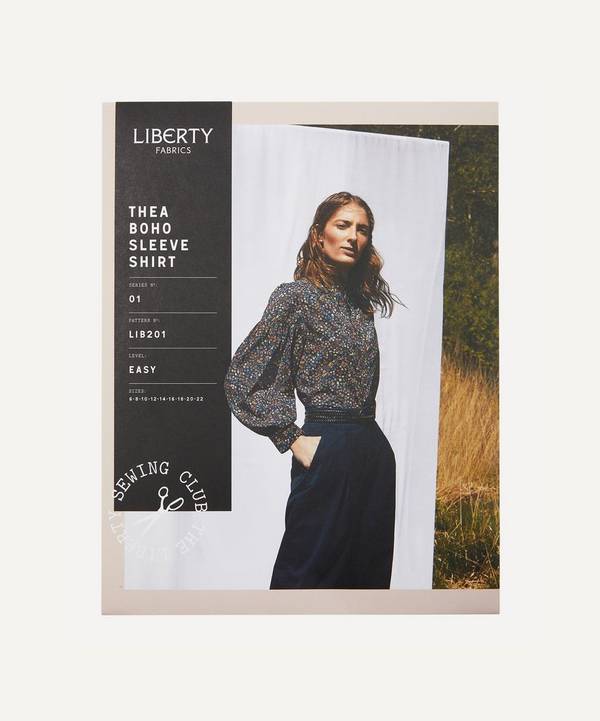 Liberty Fabrics - Thea Boho Sleeve Shirt Sewing Pattern image number 0