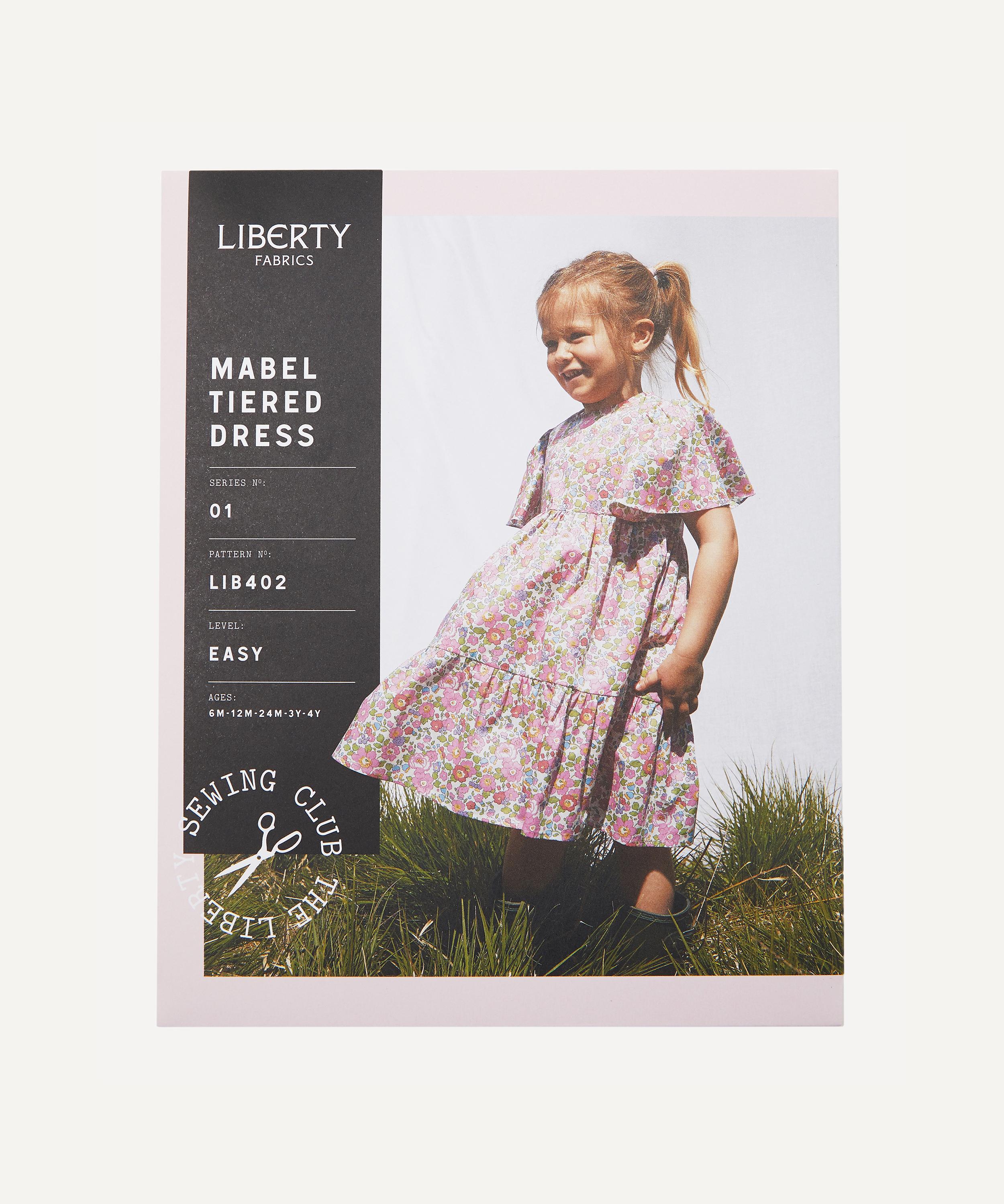 Mabel Tiered Dress - Easy Sewing Pattern, Children's, Girls, Womens