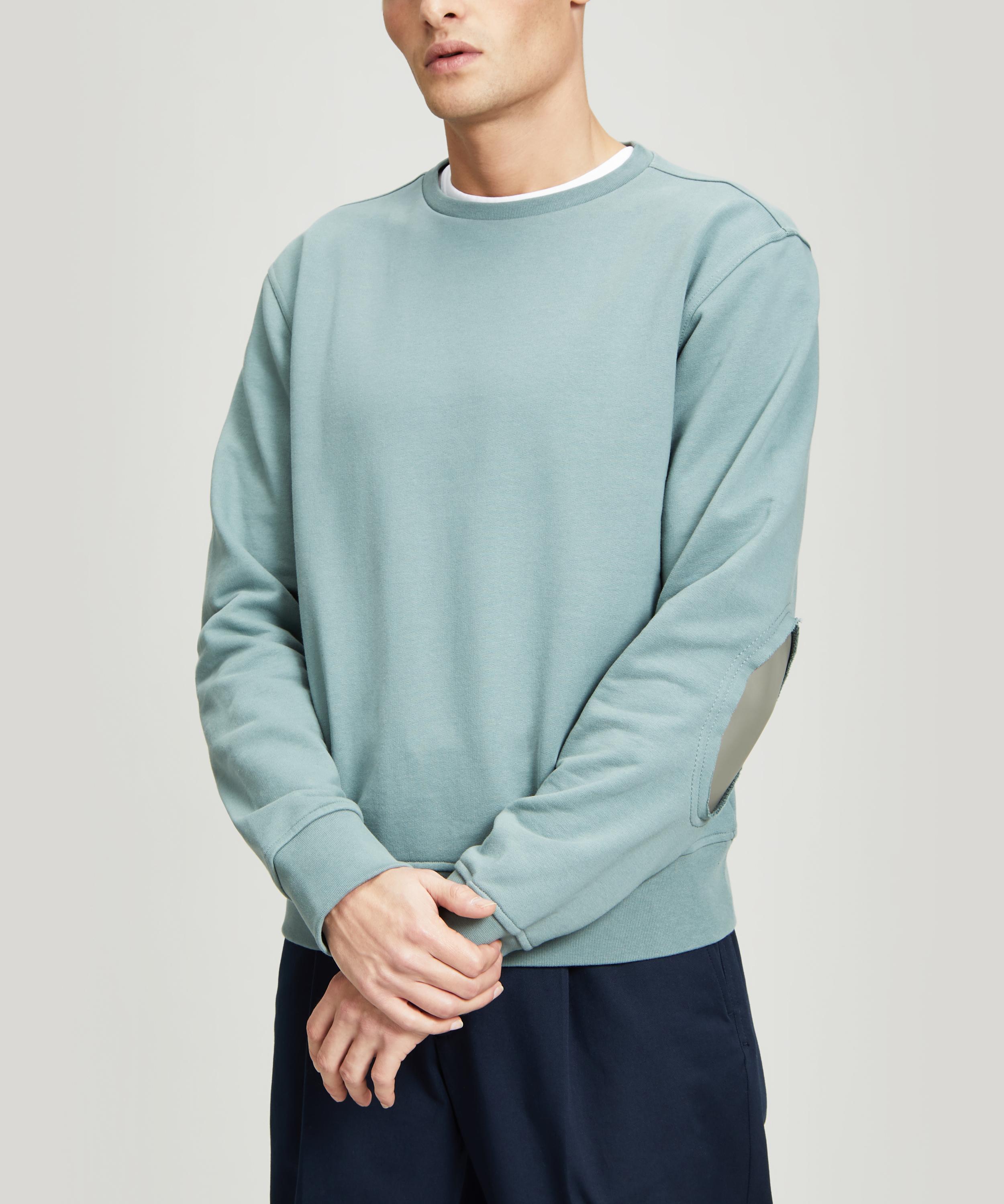 margiela elbow patch sweatshirt