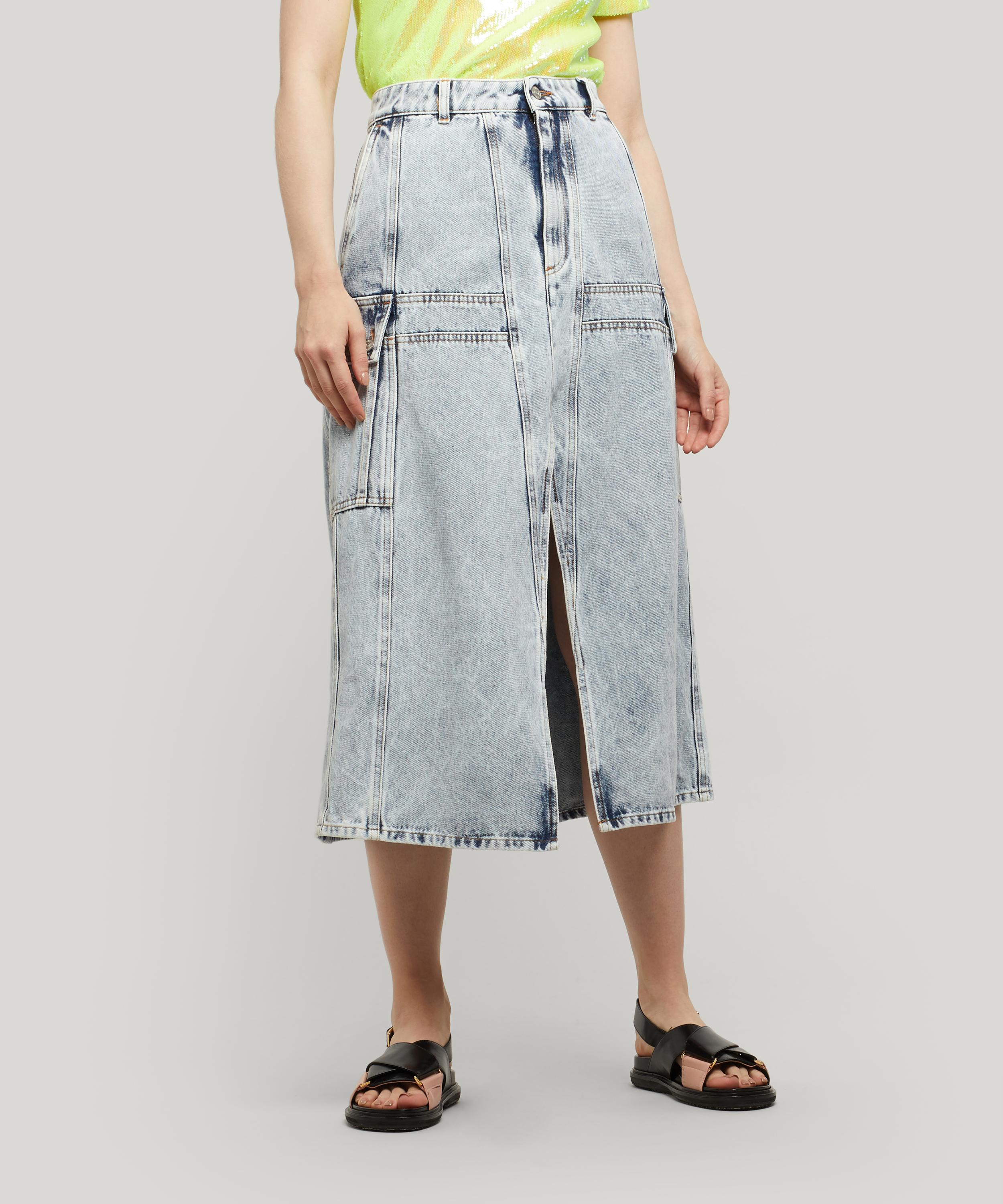 mm6 denim skirt