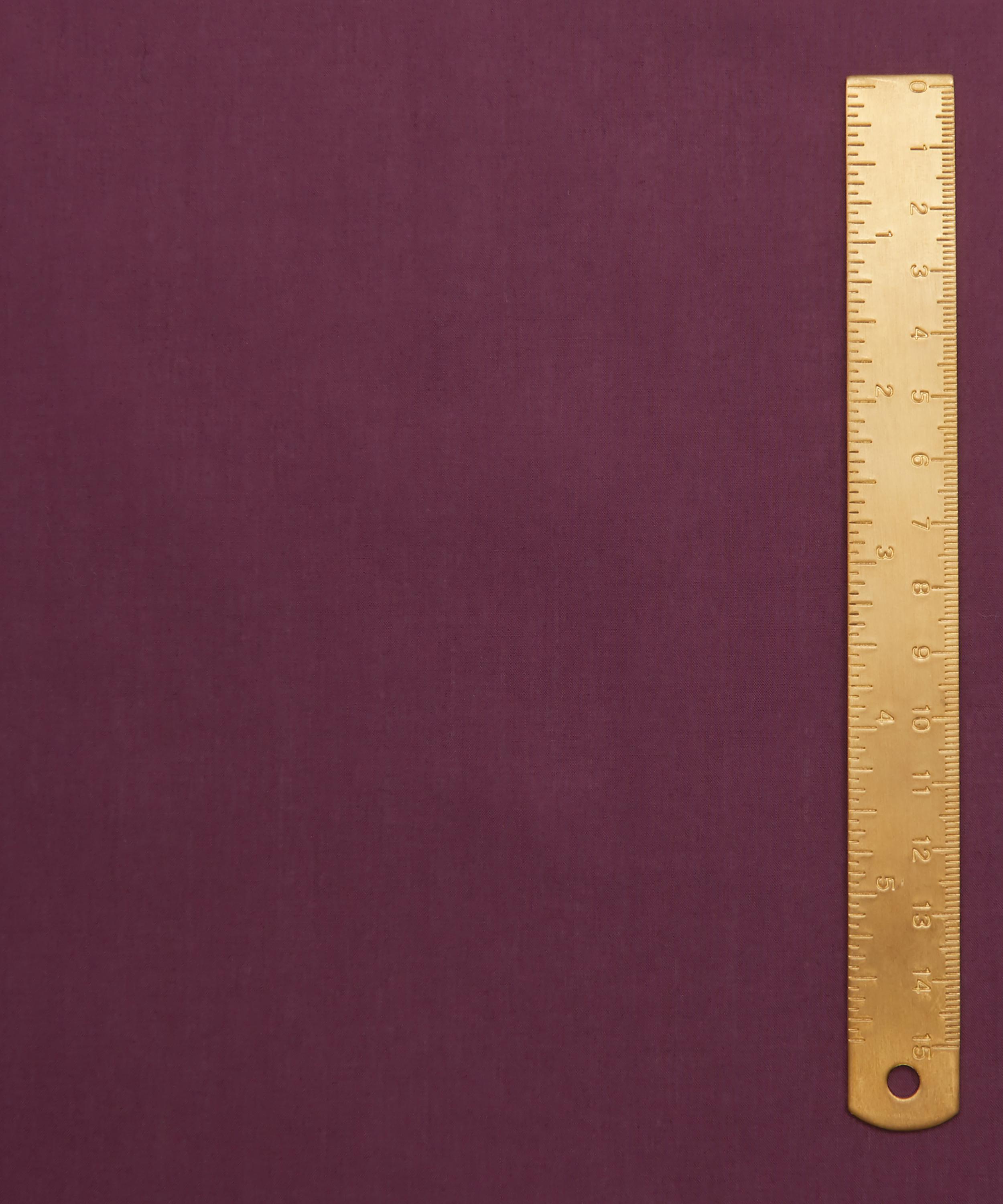 Liberty Fabrics - Aubergine Plain Tana Lawn™ Cotton image number 4