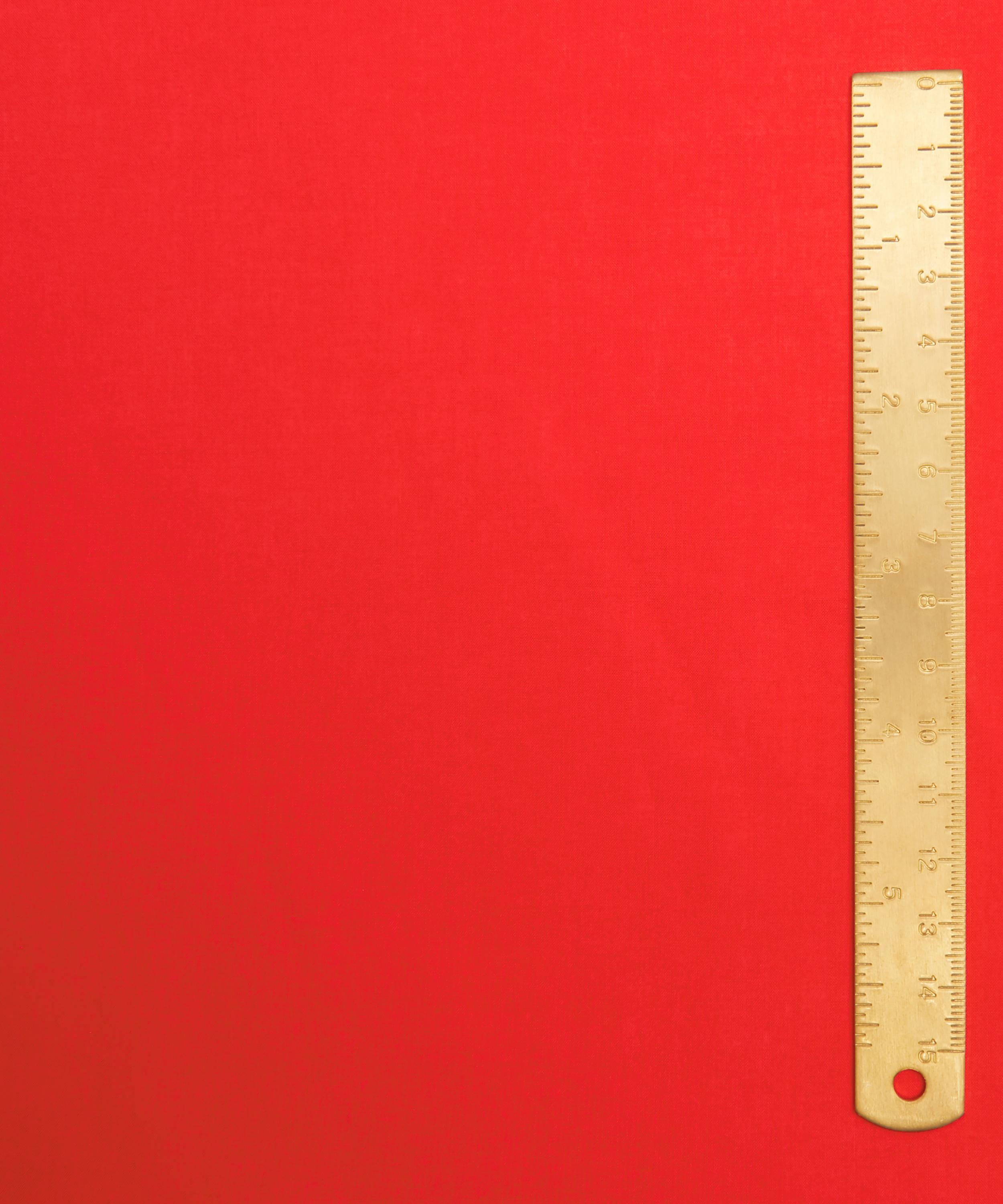 Liberty Fabrics - Poppy Red Plain Tana Lawn™ Cotton image number 4