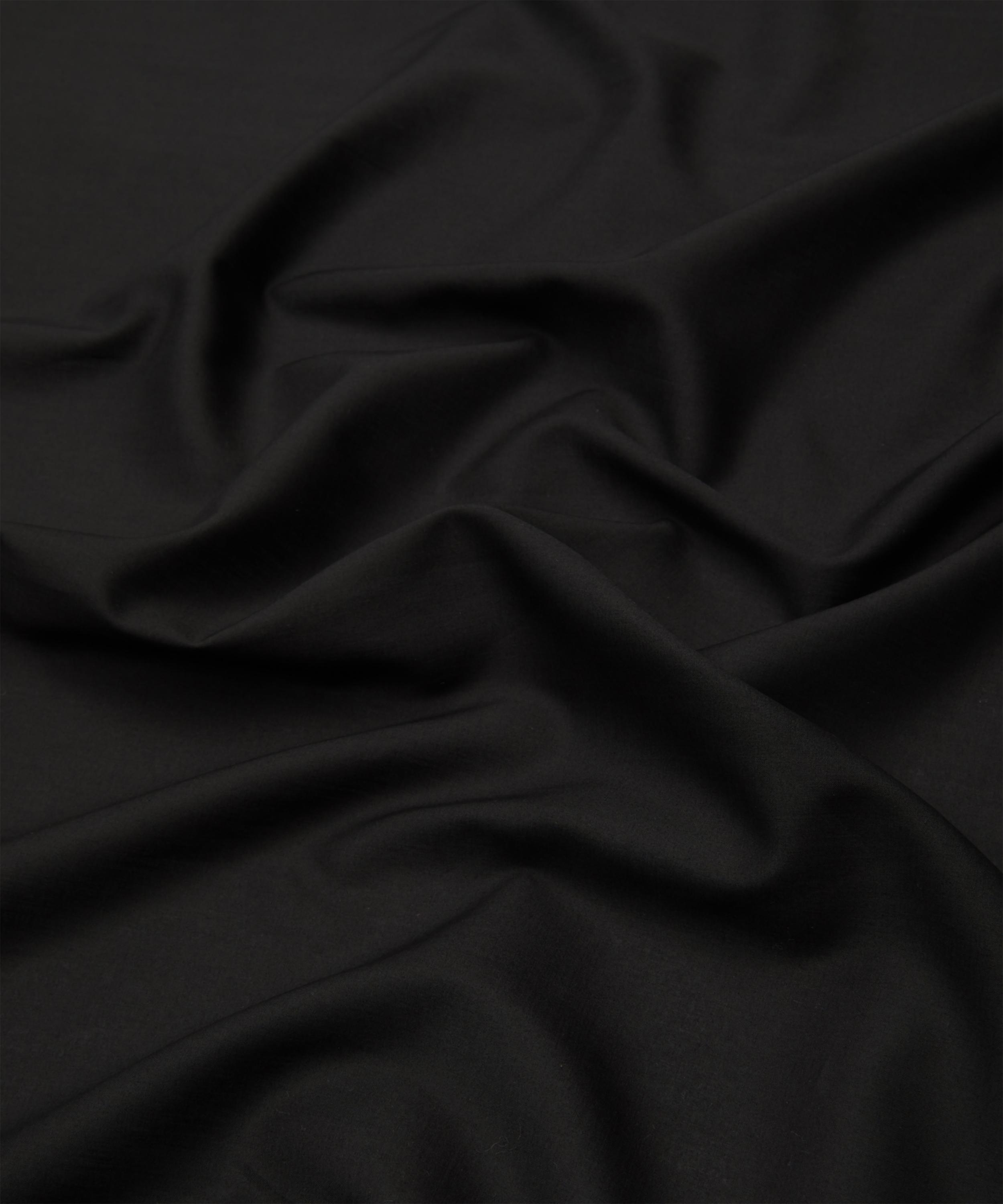 Black Cotton Lawn Fabric