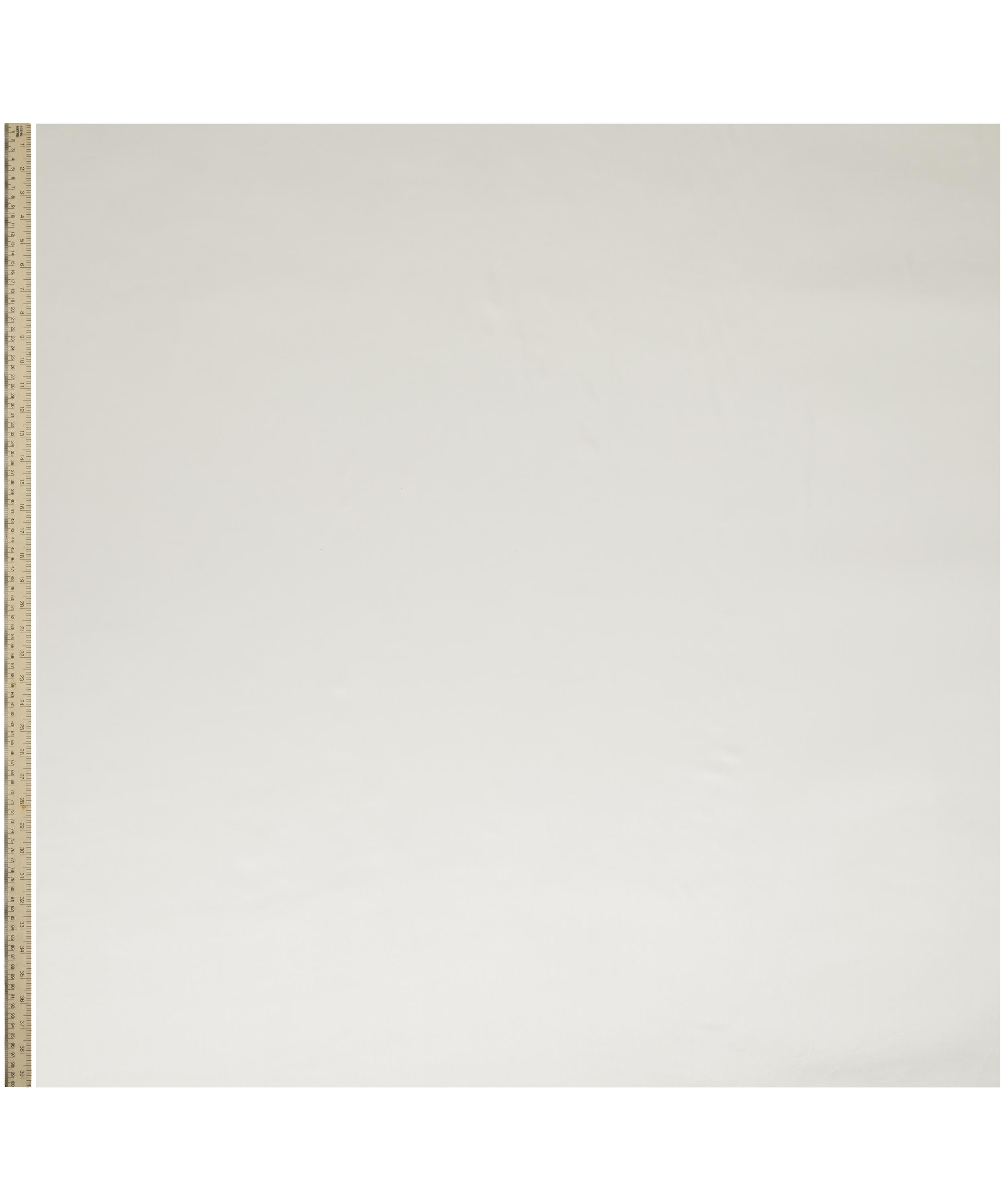 Liberty Fabrics - Ice White Plain Silk Satin image number 1
