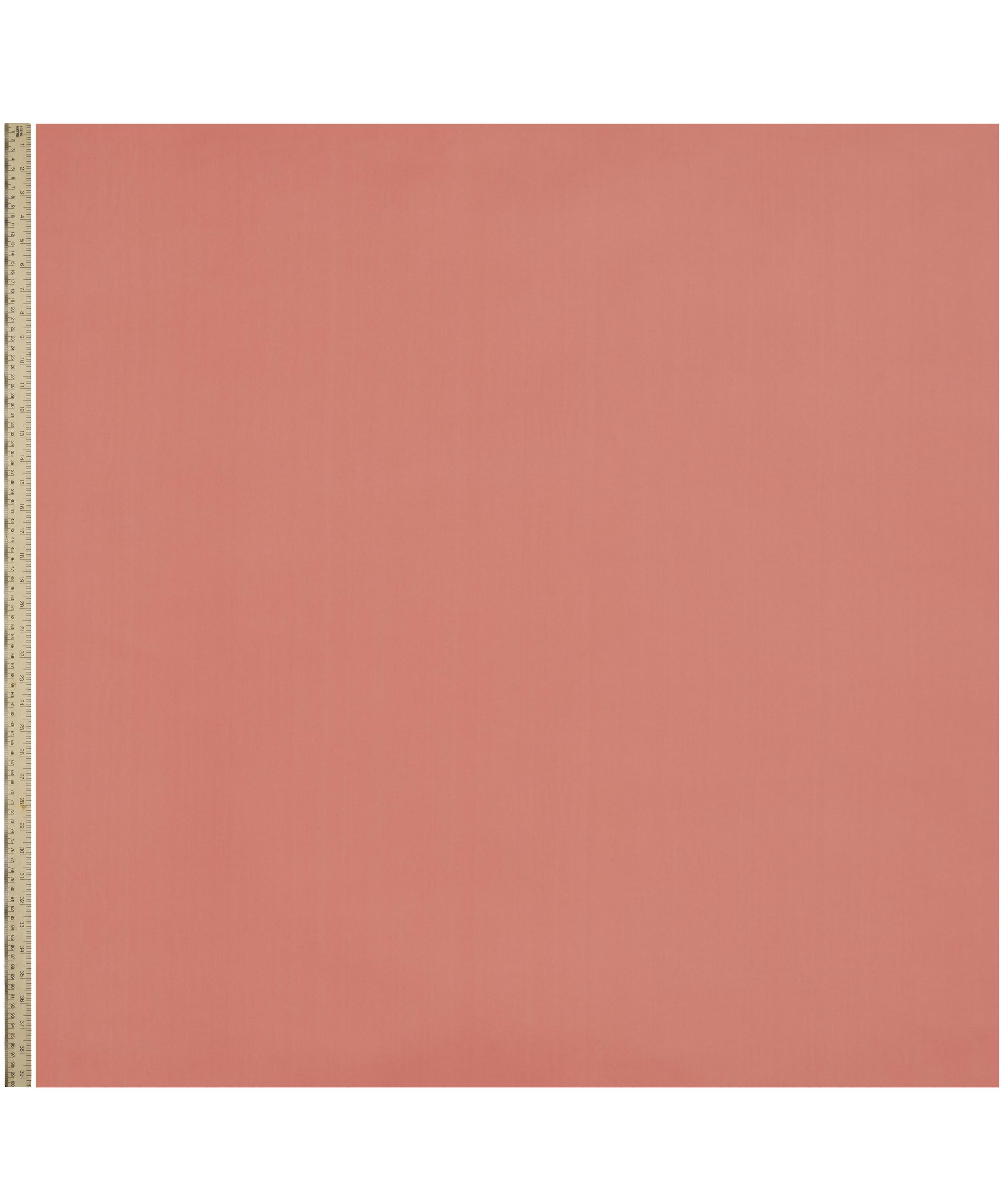 Liberty Fabrics - Coral Plain Silk Satin image number 1