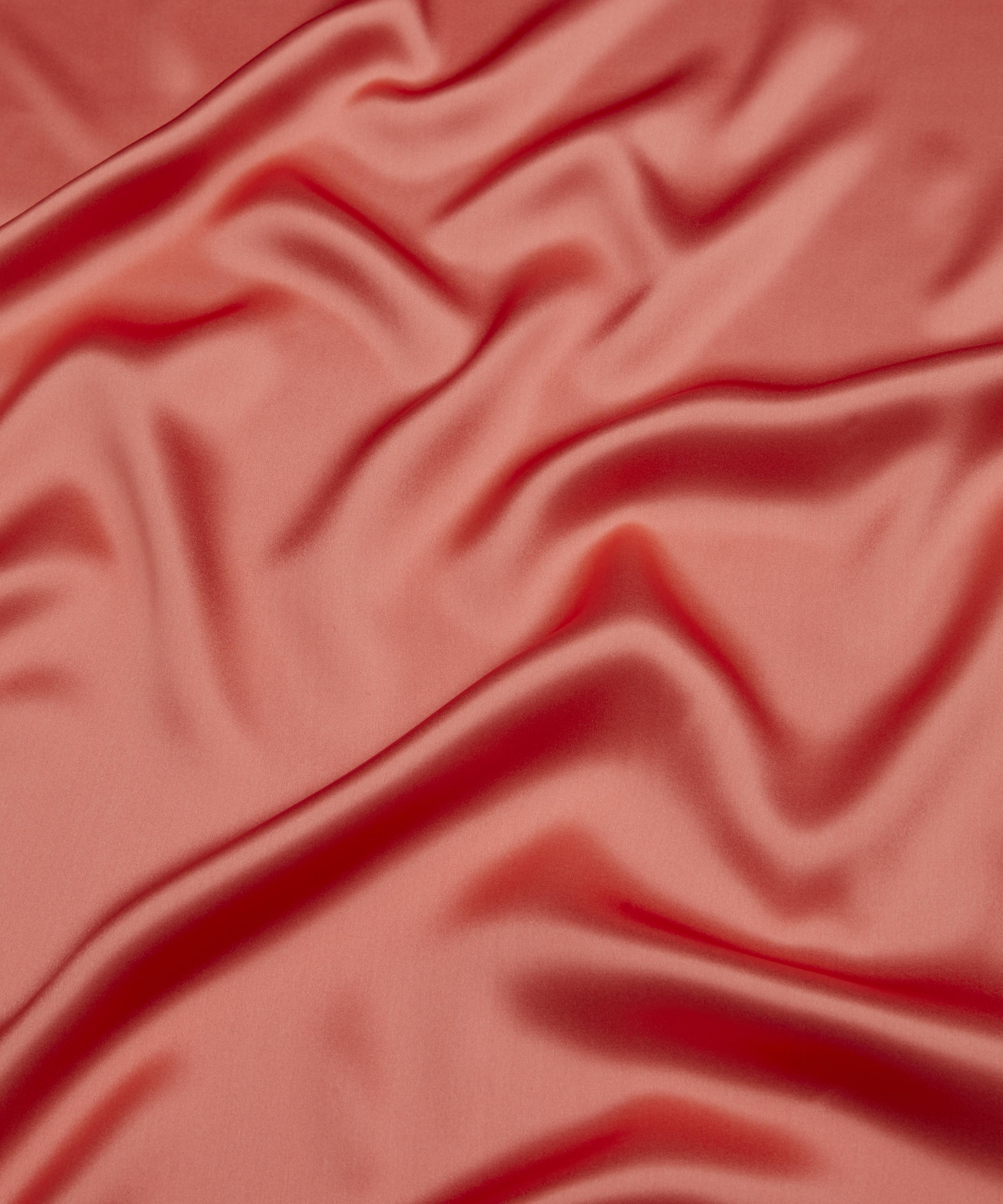 Silk Cloth, The Color Coral. Texture Silk Cloth. Deluxe Silk Cloth