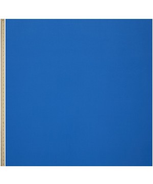 Liberty Fabrics - Peacock Blue Plain Silk Crepe de Chine image number 1