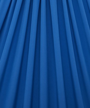 Liberty Fabrics - Peacock Blue Plain Silk Crepe de Chine image number 2