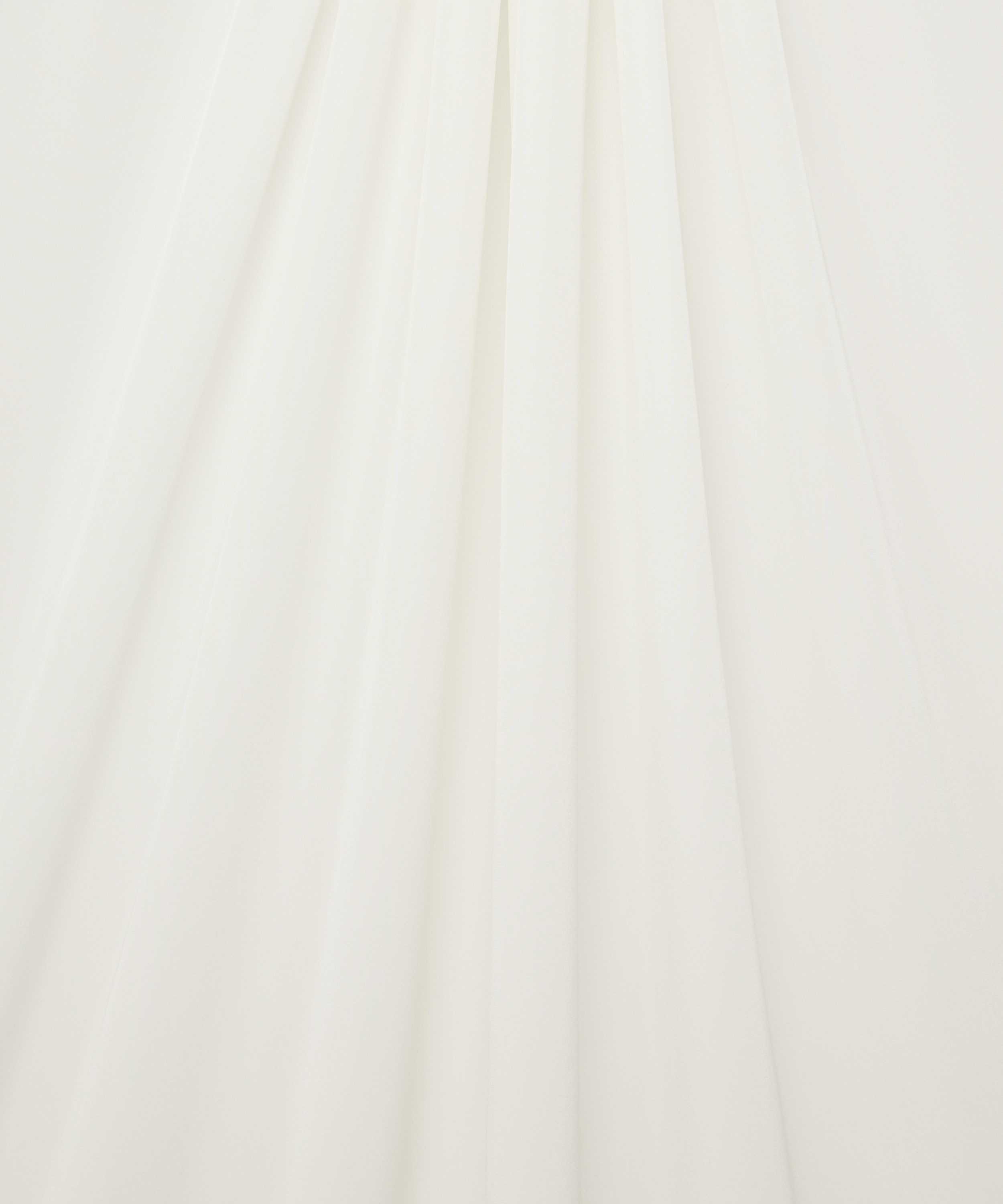Liberty Fabrics - Ice White Plain Silk Crepe de Chine image number 2