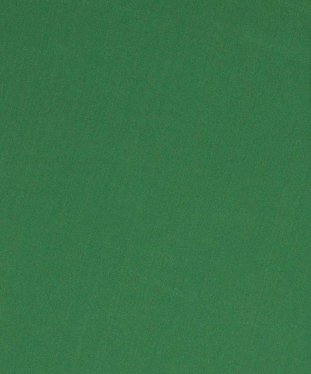 Liberty Fabrics - Emerald Plain Silk Crepe de Chine