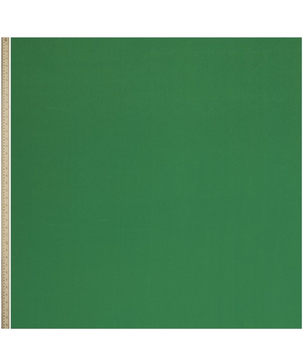 Liberty Fabrics - Emerald Plain Silk Crepe de Chine image number 1
