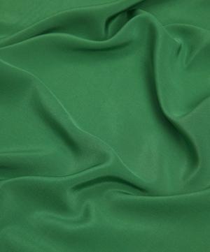 Liberty Fabrics - Emerald Plain Silk Crepe de Chine image number 3