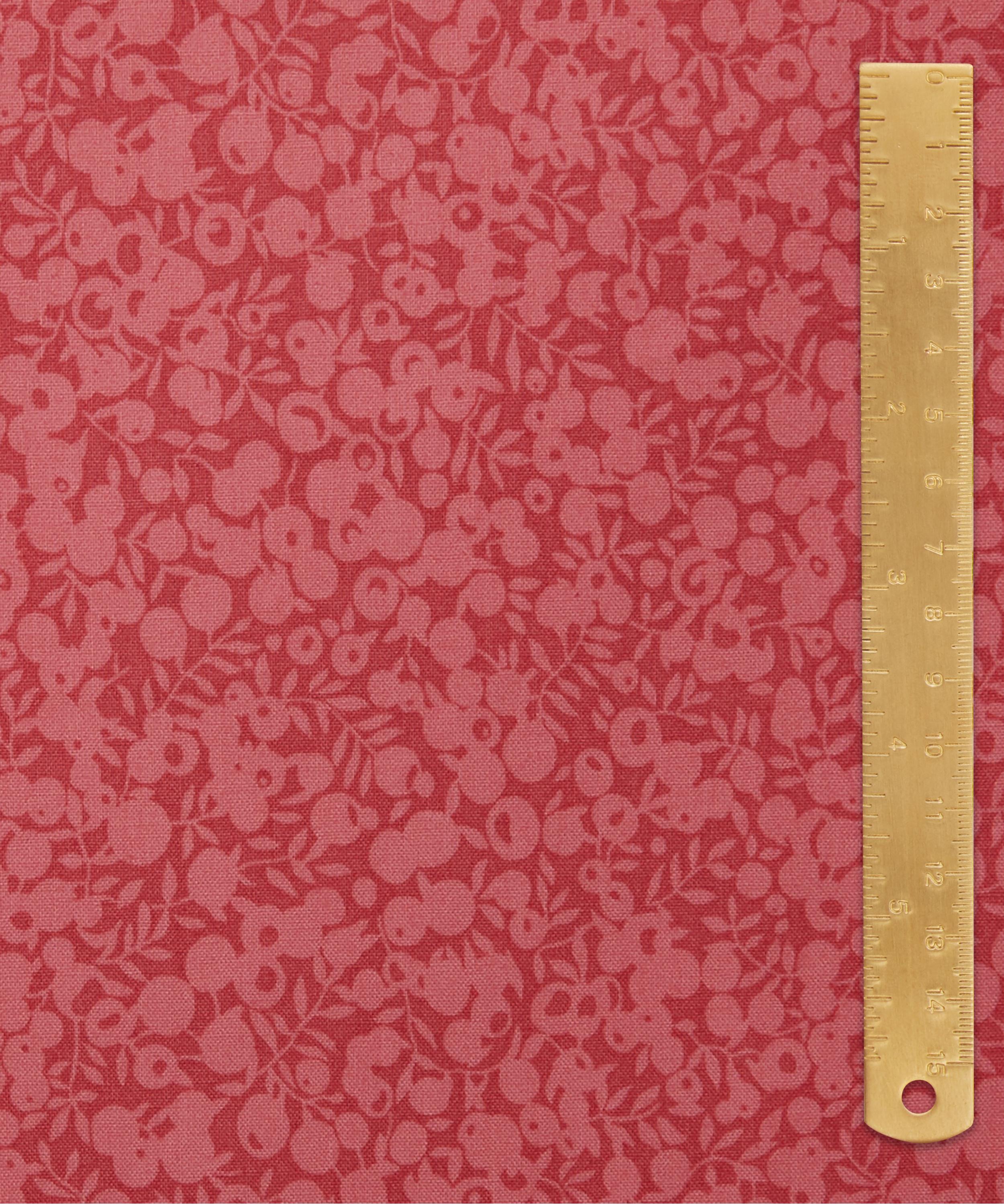 Liberty Fabrics - Rhubarb Wiltshire Shadow Lasenby Quilting Cotton image number 4