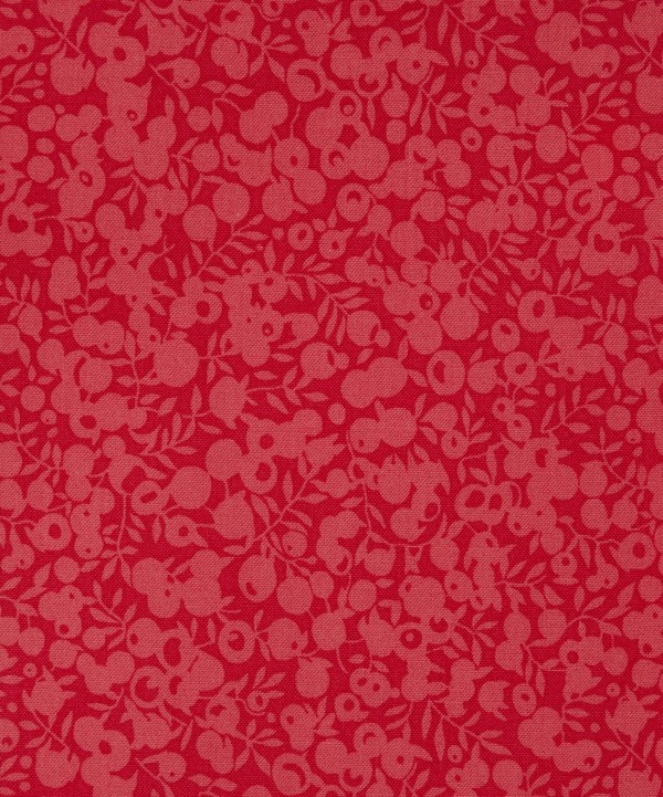 Liberty Fabrics - Raspberry Wiltshire Shadow Lasenby Quilting Cotton image number null