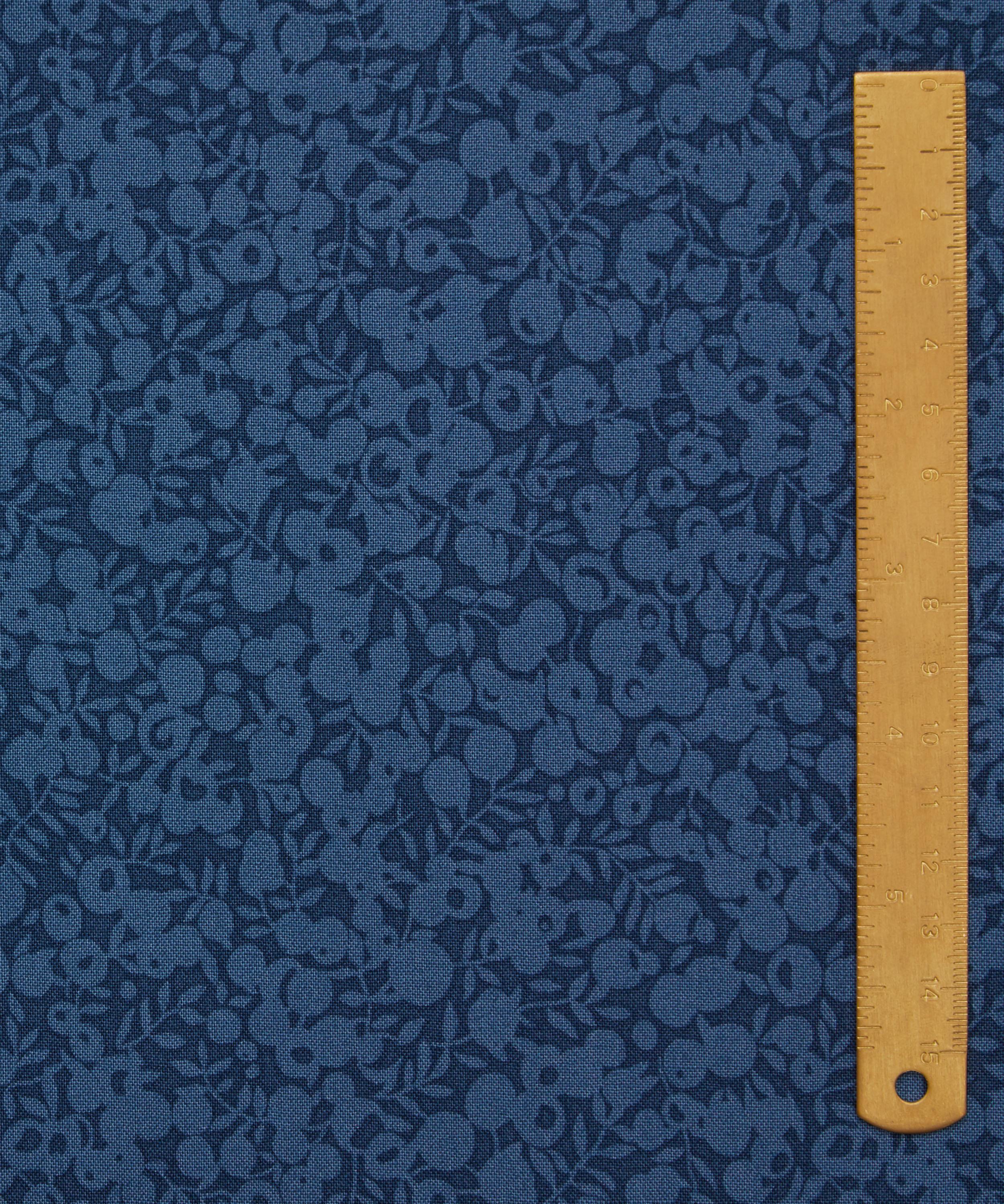 Liberty Fabrics - Indigo Wiltshire Shadow Lasenby Quilting Cotton image number 4
