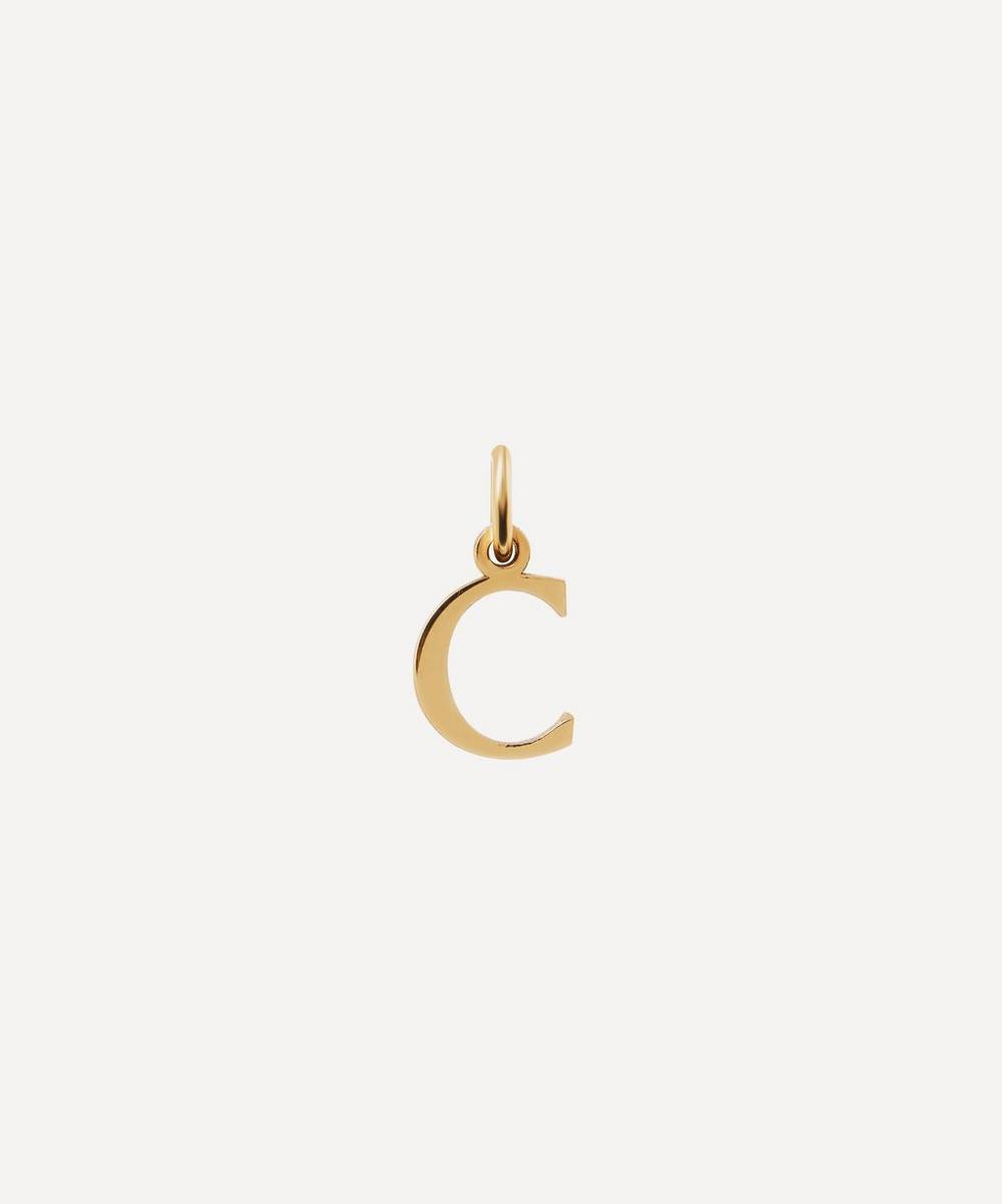 Liberty - 9ct Gold Letter C Alphabet Pendant