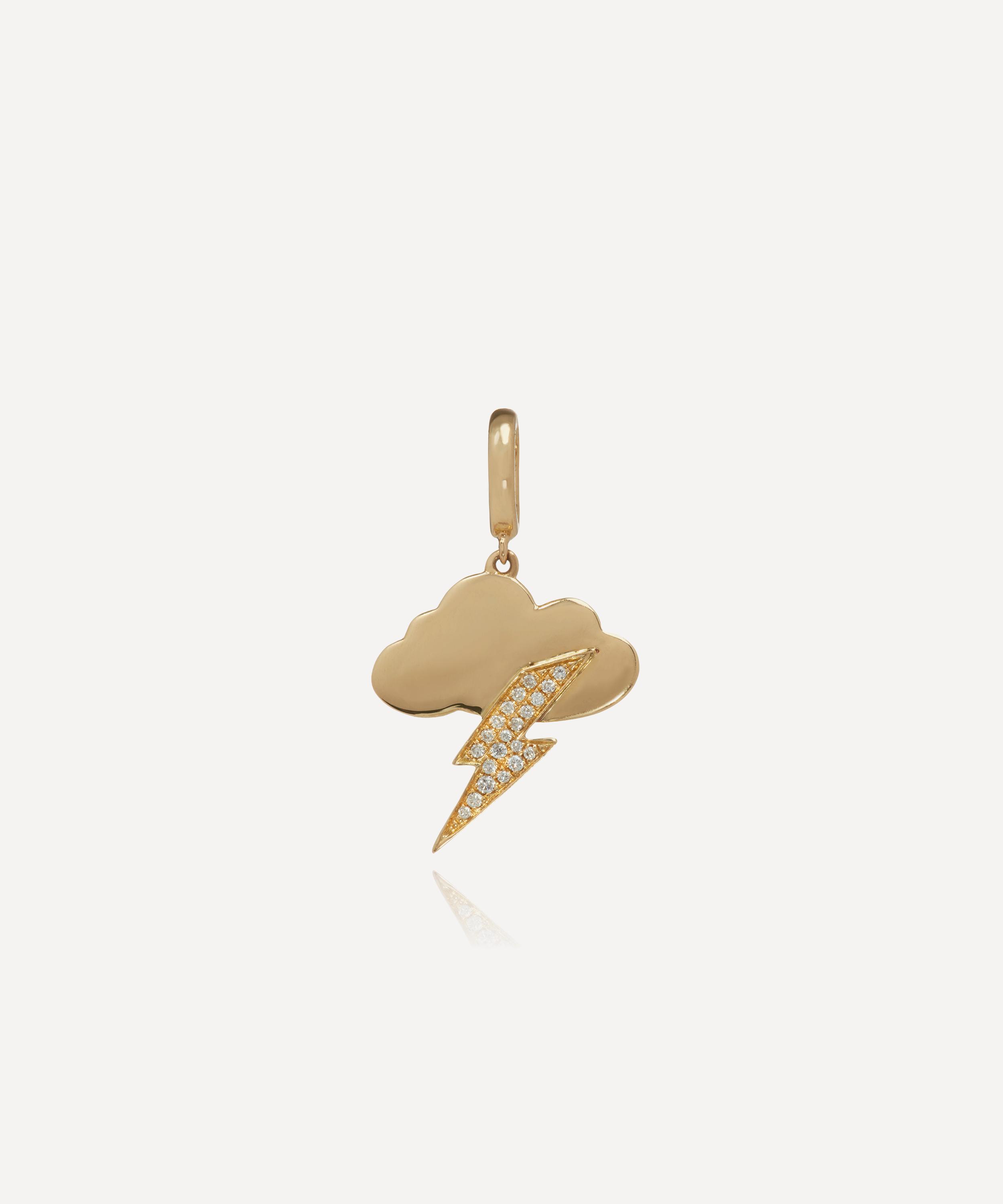 Annoushka - x The Vampire's Wife 18ct Gold 'Tupelo' Diamond Charm image number 