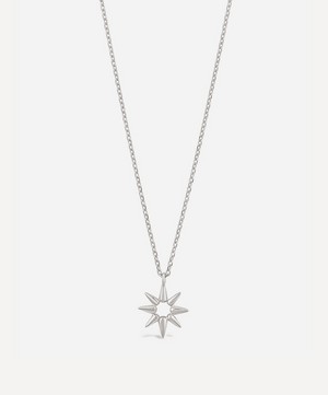 Dinny Hall - Silver Sunbeam Edith Mini Pendant Necklace image number 0