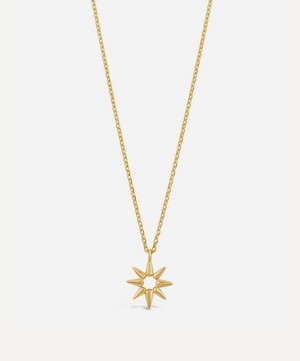 Dinny Hall - Gold Plated Vermeil Silver Sunbeam Edith Mini Pendant Necklace image number 0