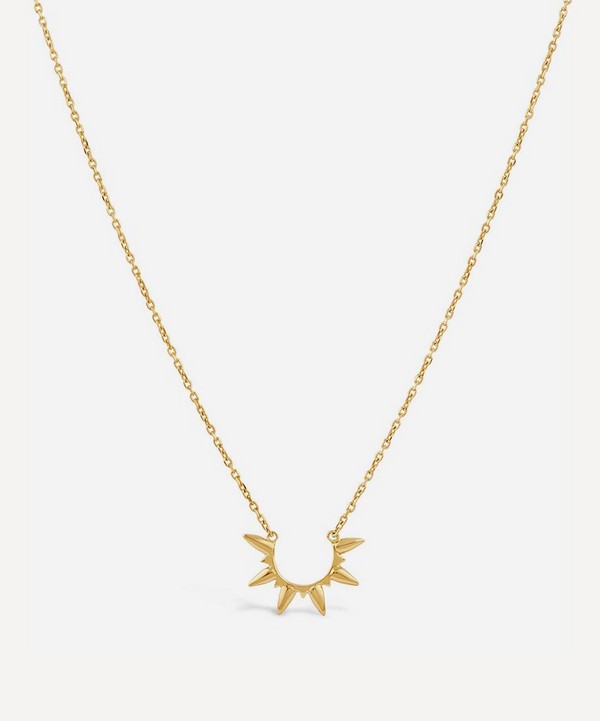 Dinny Hall - Gold Plated Vermeil Silver Sunbeam Sophy Small Pendant Necklace image number null