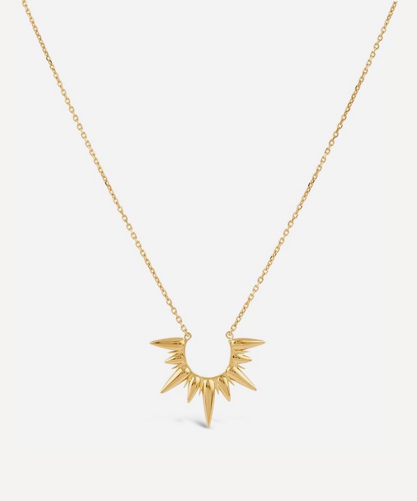 Dinny Hall - Gold Plated Vermeil Silver Sunbeam Alexa Large Pendant Necklace image number null