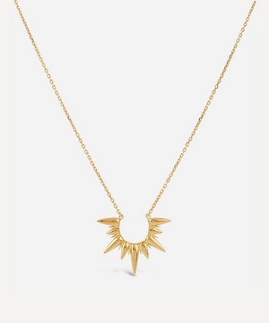 Dinny Hall - Gold Plated Vermeil Silver Sunbeam Alexa Large Pendant Necklace image number 0