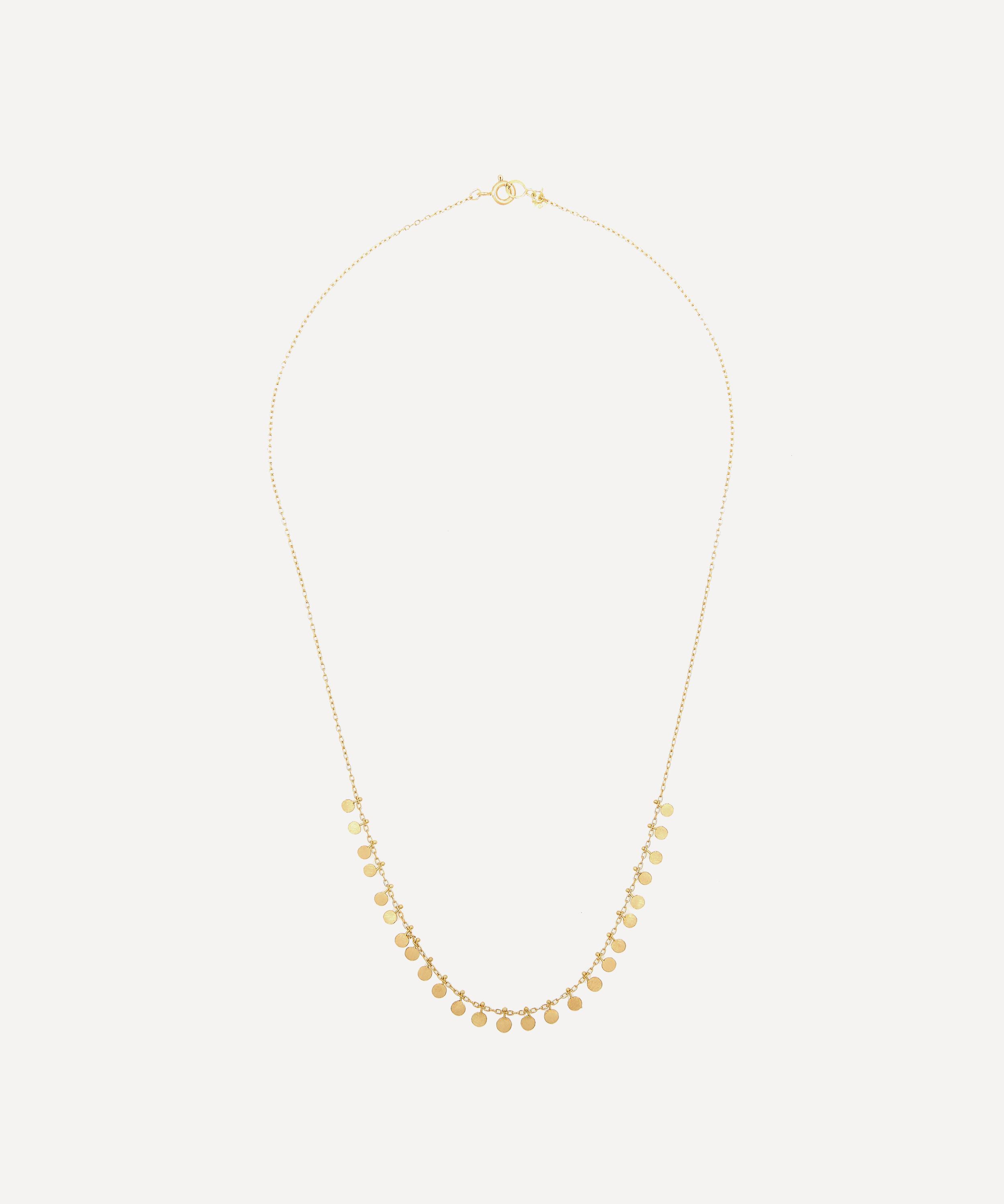 Sia Taylor - Gold Medium Dots Necklace image number 0