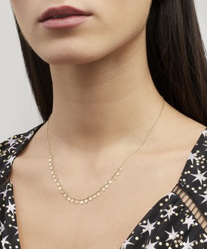 Sia Taylor - Gold Medium Dots Necklace image number 1