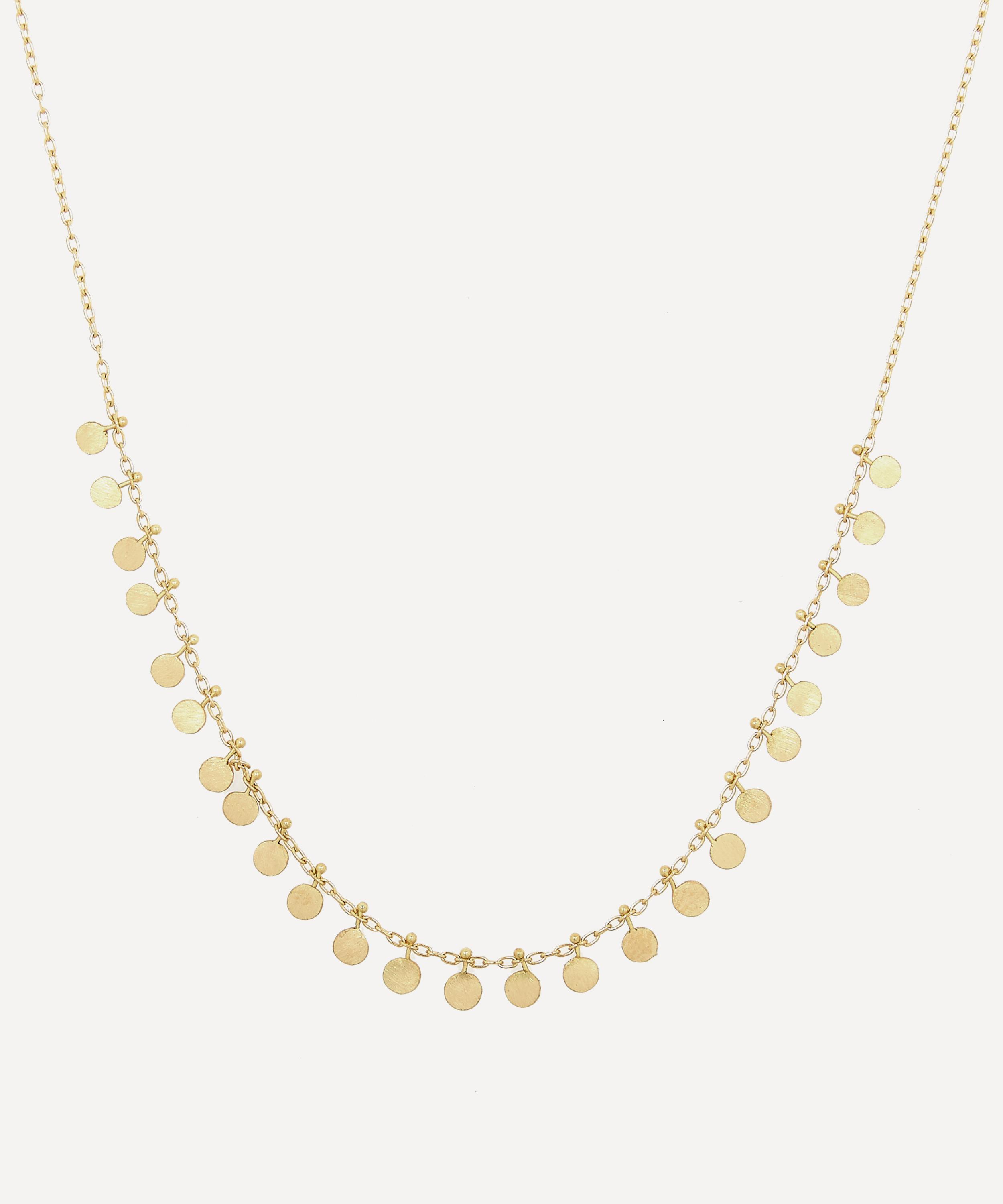 Sia Taylor - Gold Medium Dots Necklace image number 0