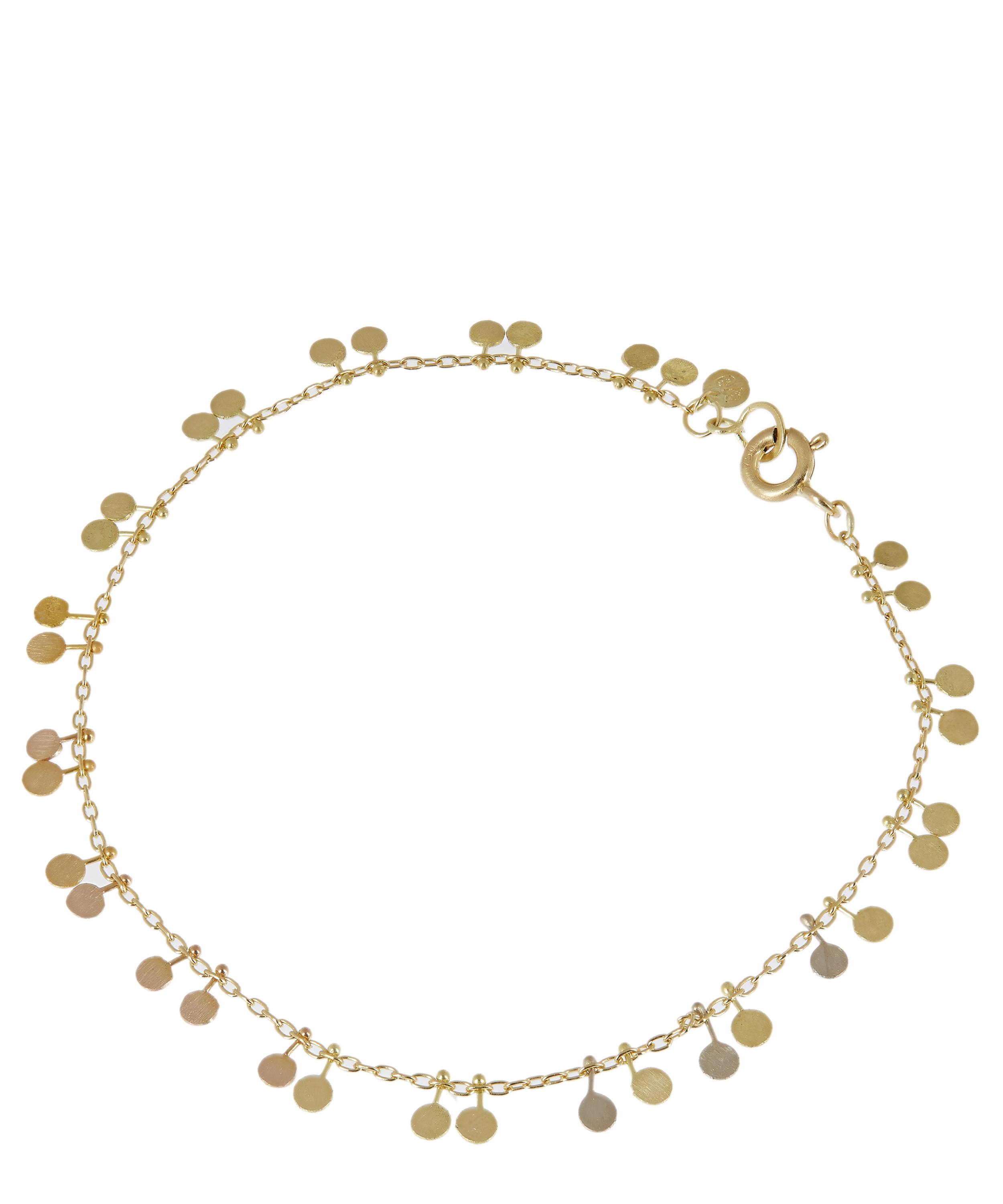 Sia Taylor - Gold Rainbow Tiny Double Dots Bracelet image number 1