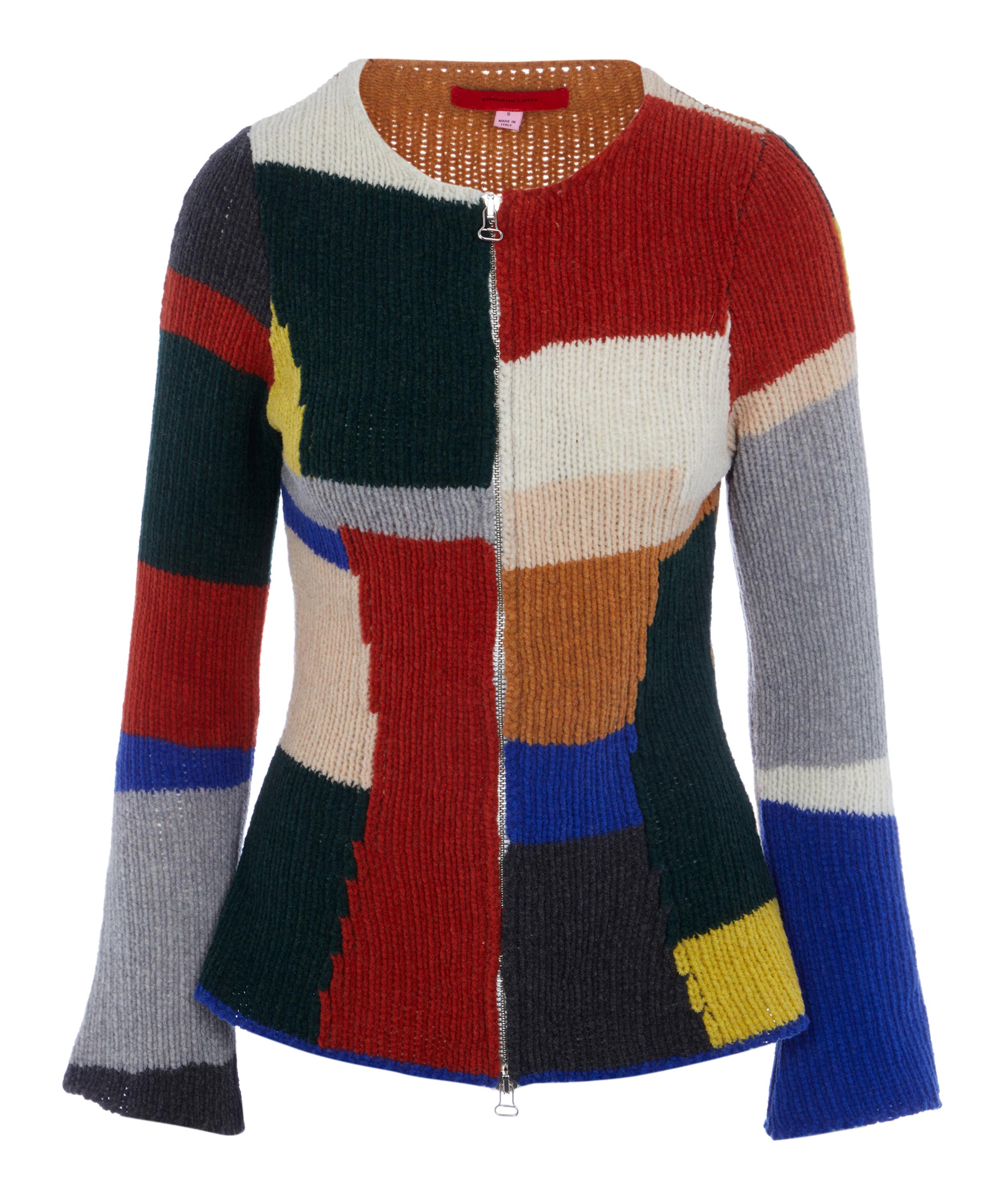 eckhaus latta brickwork cardigan