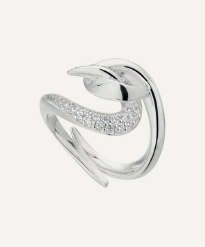 Shaun Leane - Silver Hook Diamond Ring image number 0