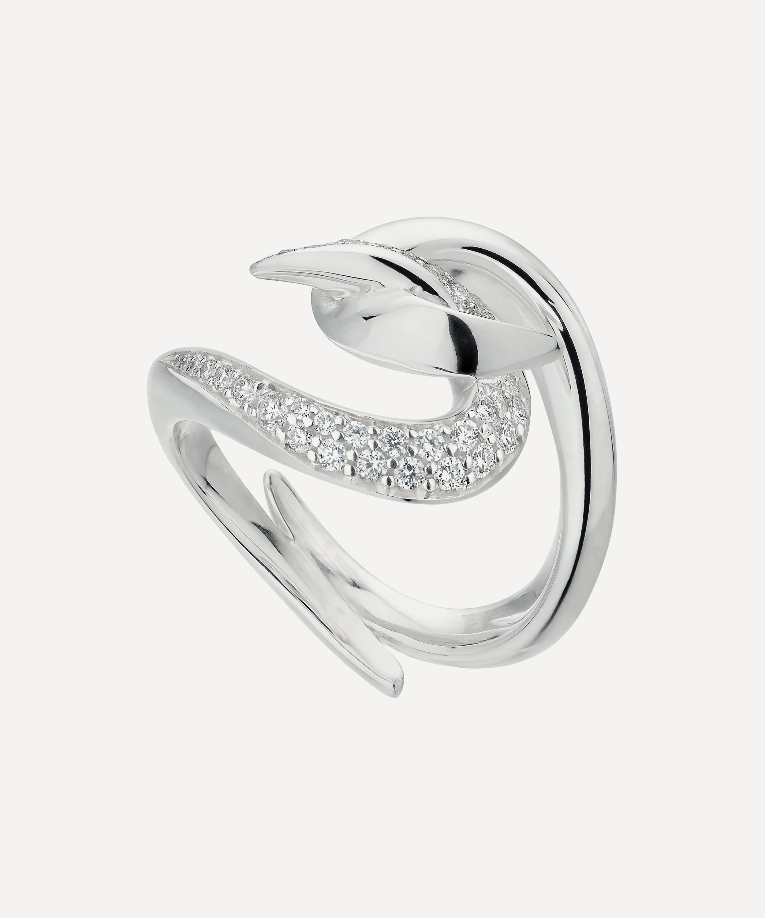 Shaun Leane - Silver Hook Diamond Ring