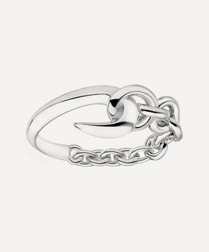 Shaun Leane - Silver Hook Chain Ring image number 0