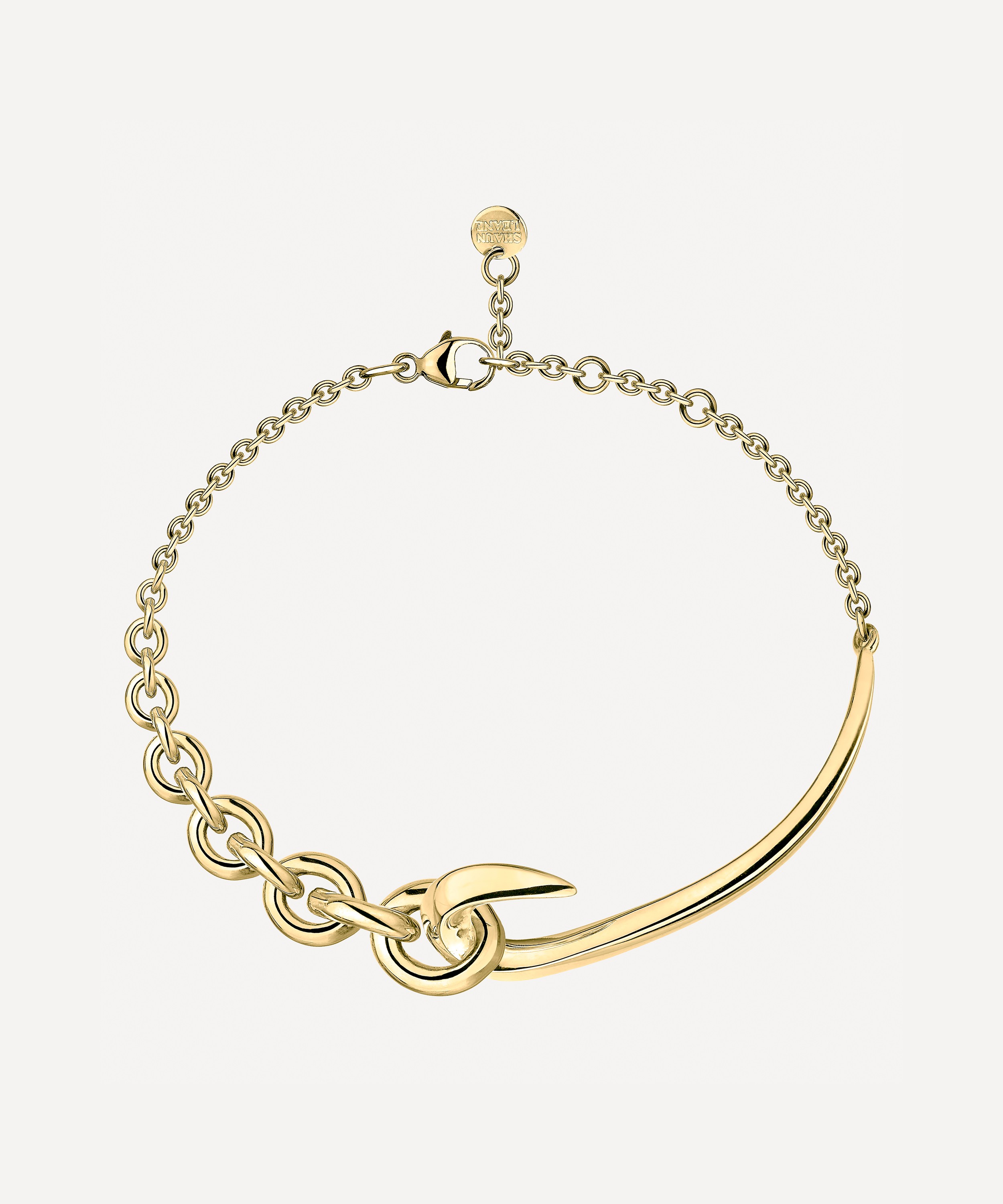 Shaun Leane - Gold Plated Vermeil Silver Hook Chain Bracelet image number 0