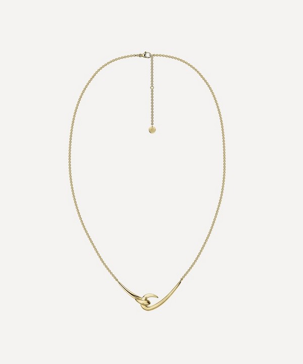 Shaun Leane - Gold Plated Vermeil Silver Hook Pendant Necklace image number null