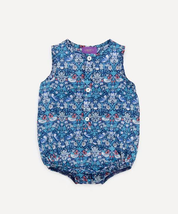 Liberty - Strawberry Thief Button-Up Romper 3-24 Months image number 0