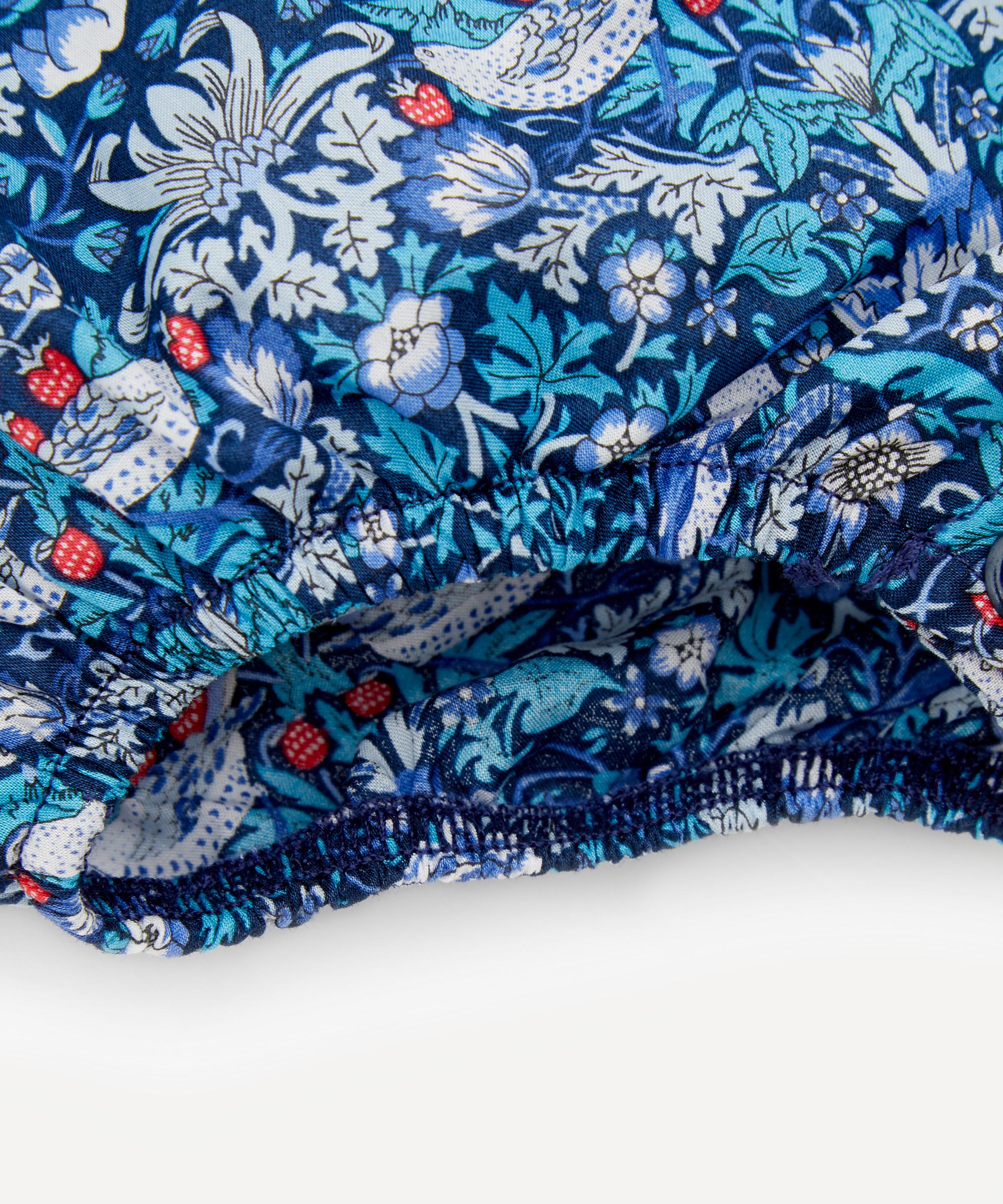 Liberty - Strawberry Thief Button-Up Romper 3-24 Months image number 3